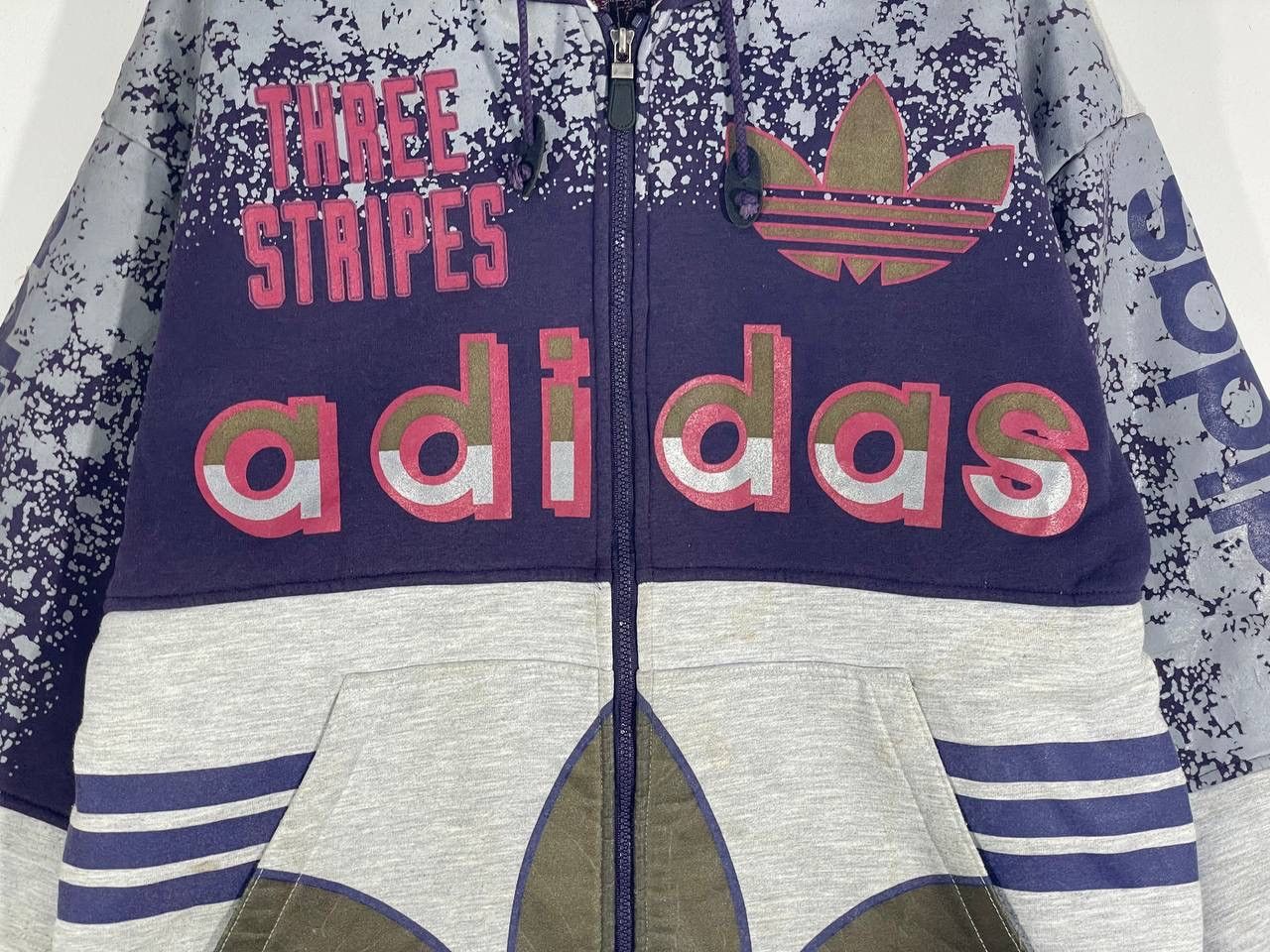 Adidas Vintage adidas big logo hip hop style Size US M / EU 48-50 / 2 - 6 Thumbnail