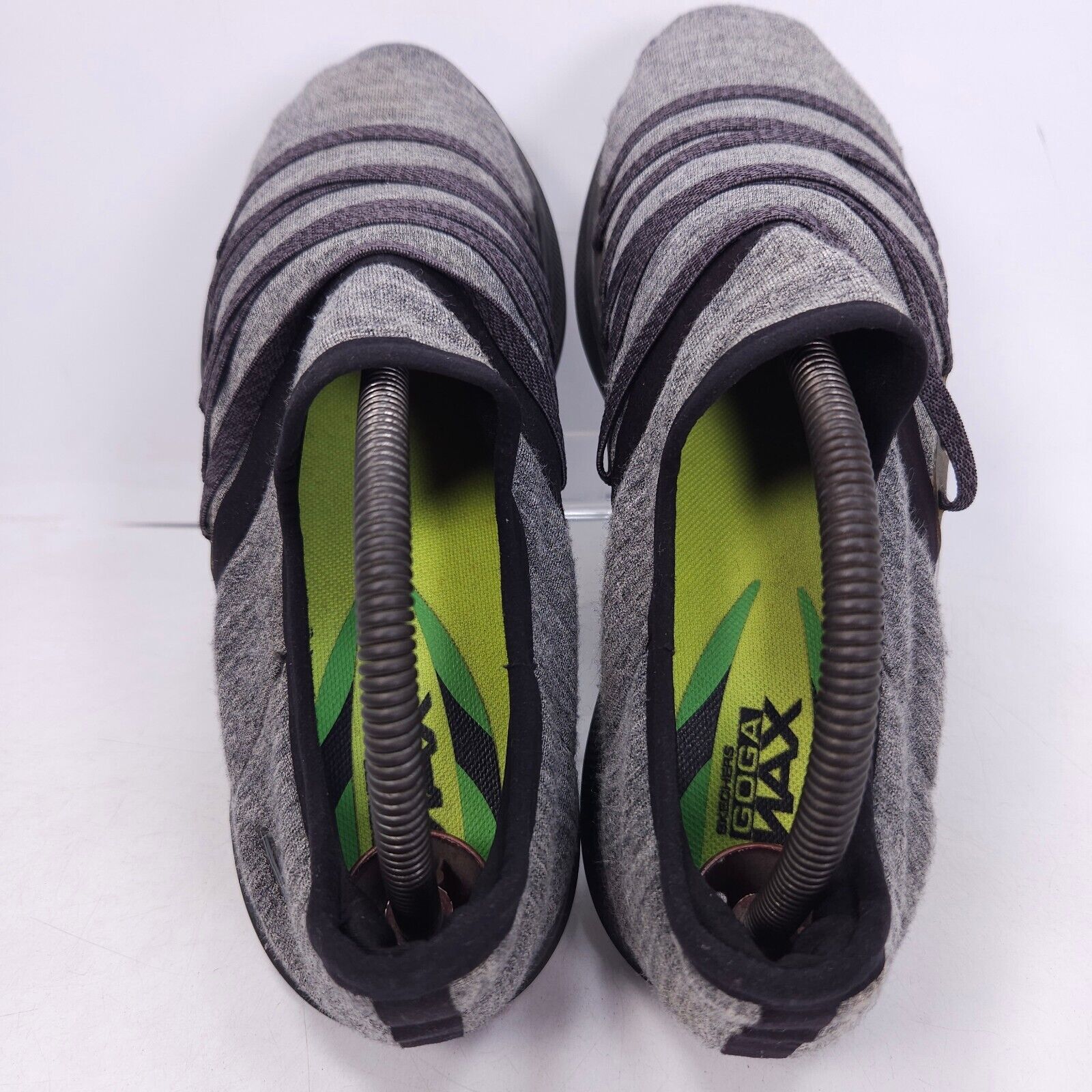 SKECHERS Skechers Goga Max Lite Shoe Womens Size 9.5 14751 Gray Black Size US 9.5 / IT 39.5 - 4 Thumbnail