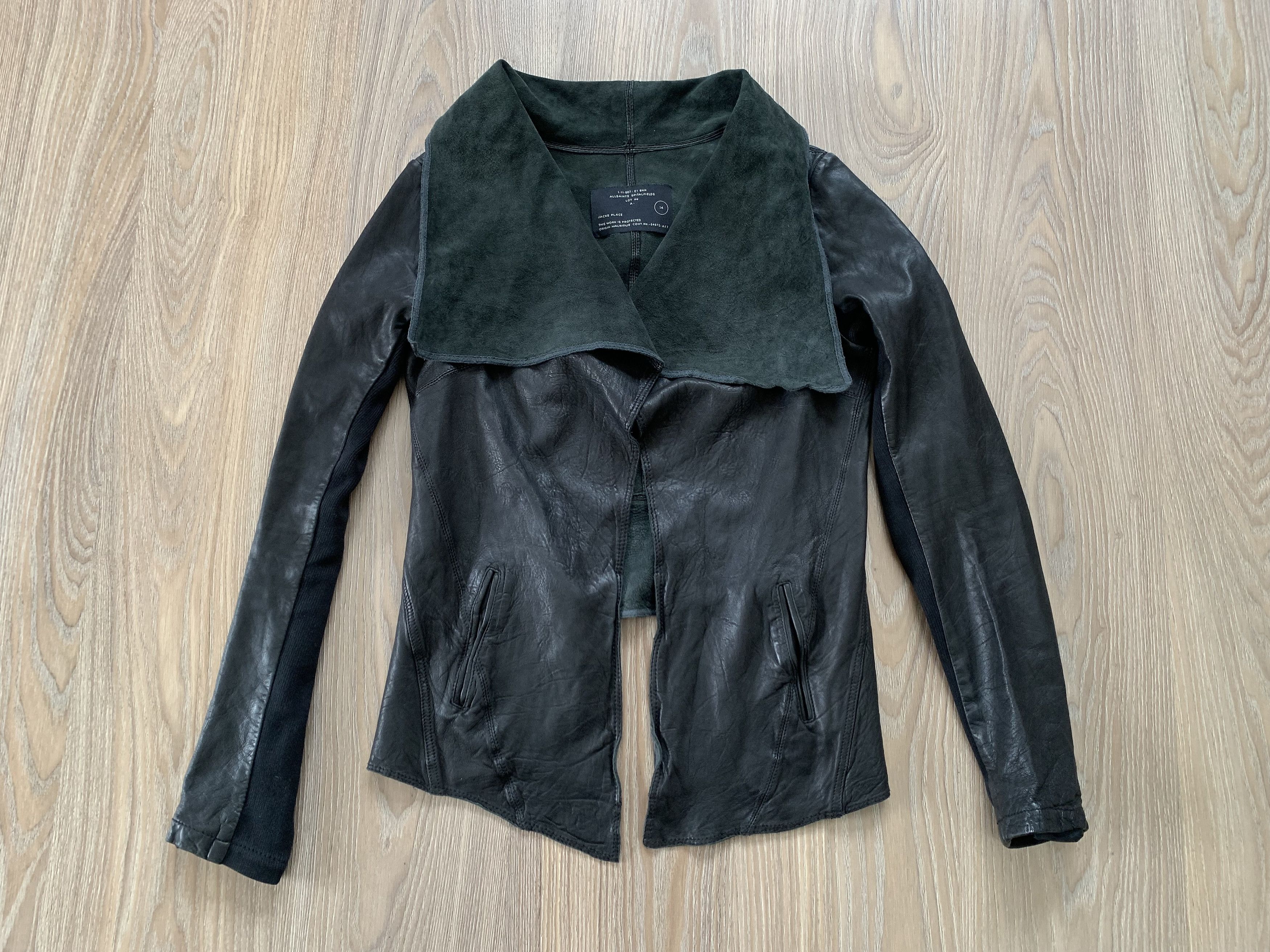 Allsaints Allsaints Waterfall Datya Leather Jacket Size M / US 6-8 / IT 42-44 - 2 Thumbnail