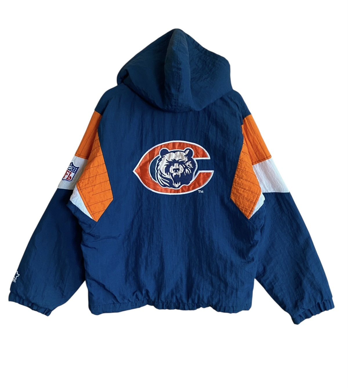 NFL Very Rare Vintage Brand Starter NFL Bears Team Jacket 1990s Size US XL / EU 56 / 4 - 2 Thumbnail