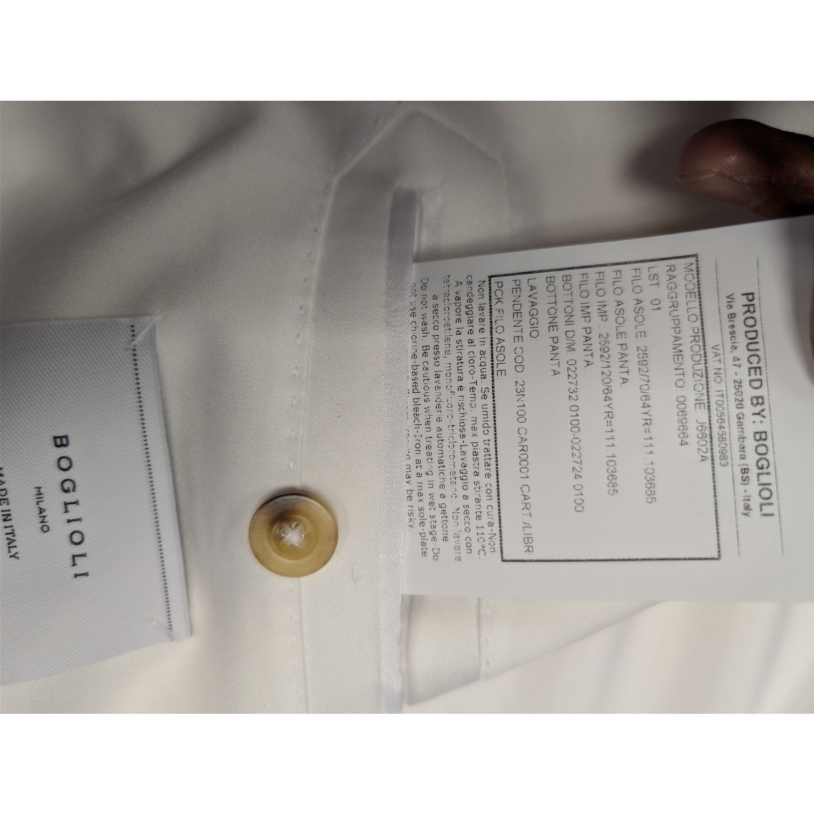 Boglioli o1rshd1 CC20 Jacket Tuxedo in White Size US M / EU 48-50 / 2 - 21 Thumbnail