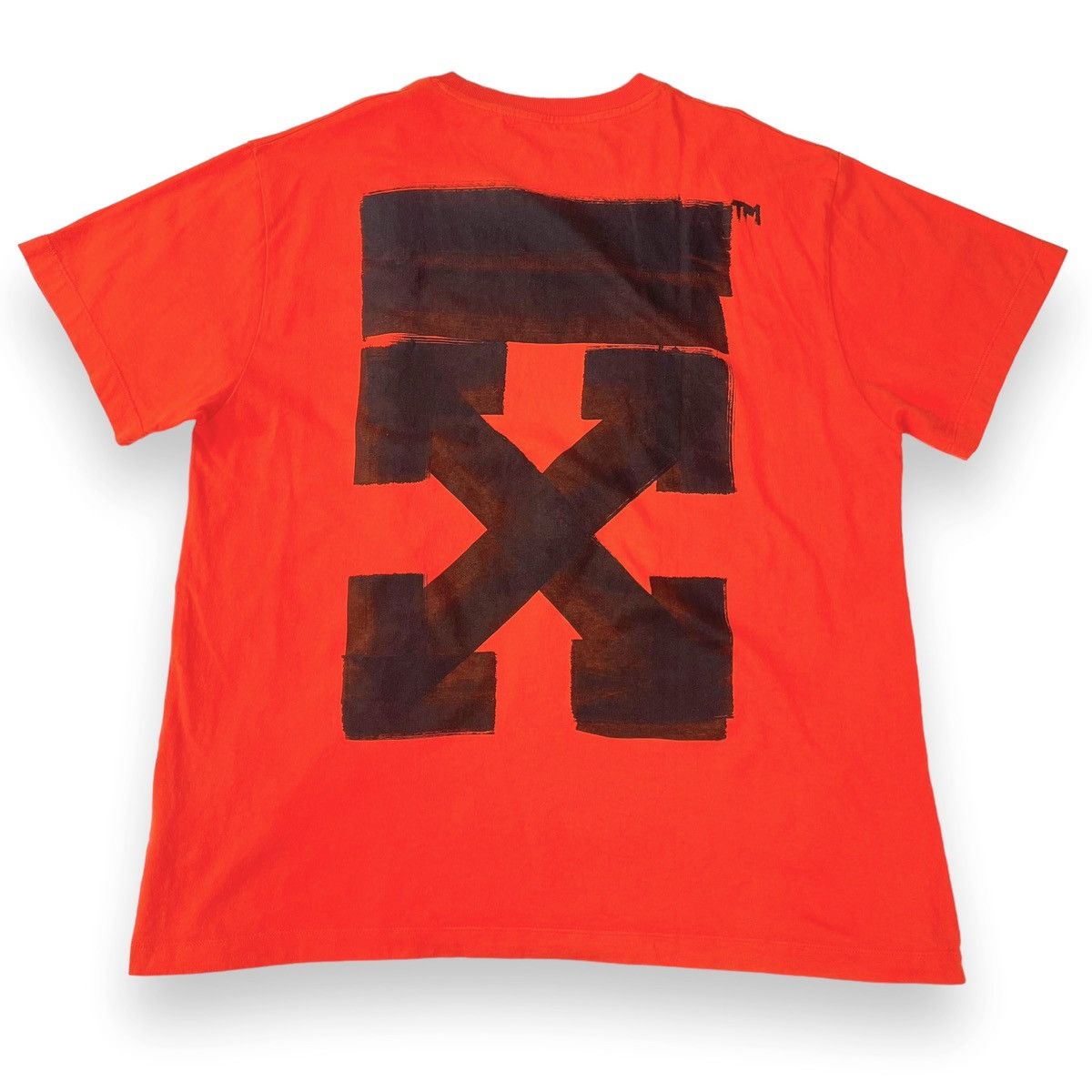 Off-White Off-White Jumbo Marker Orange T Shirt Size US L / EU 52-54 / 3 - 3 Thumbnail