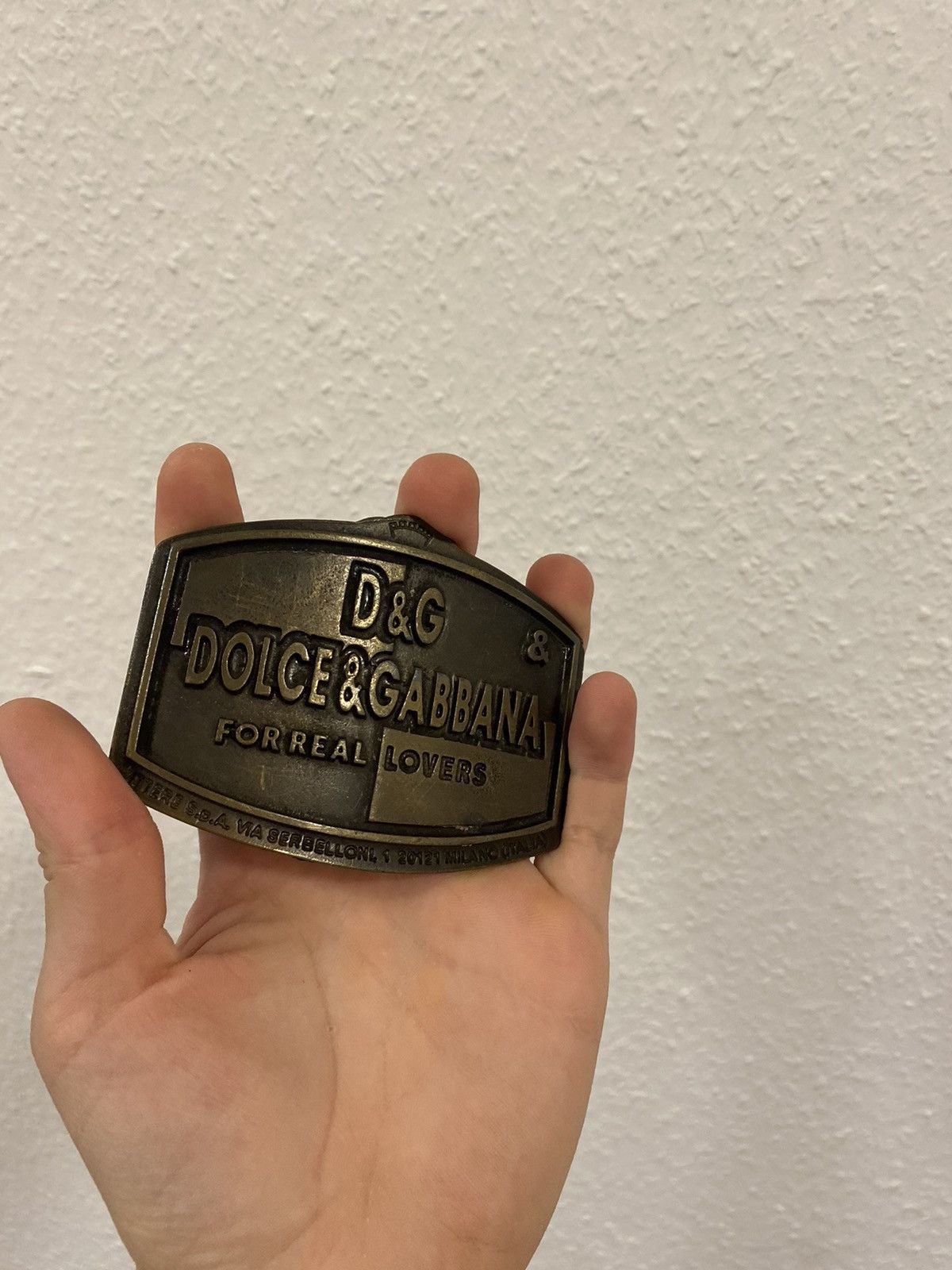 Dolce & Gabbana × Vintage Dolce Gabbana “For Lovers” vintage belt 90s Size ONE SIZE - 1 Thumbnail
