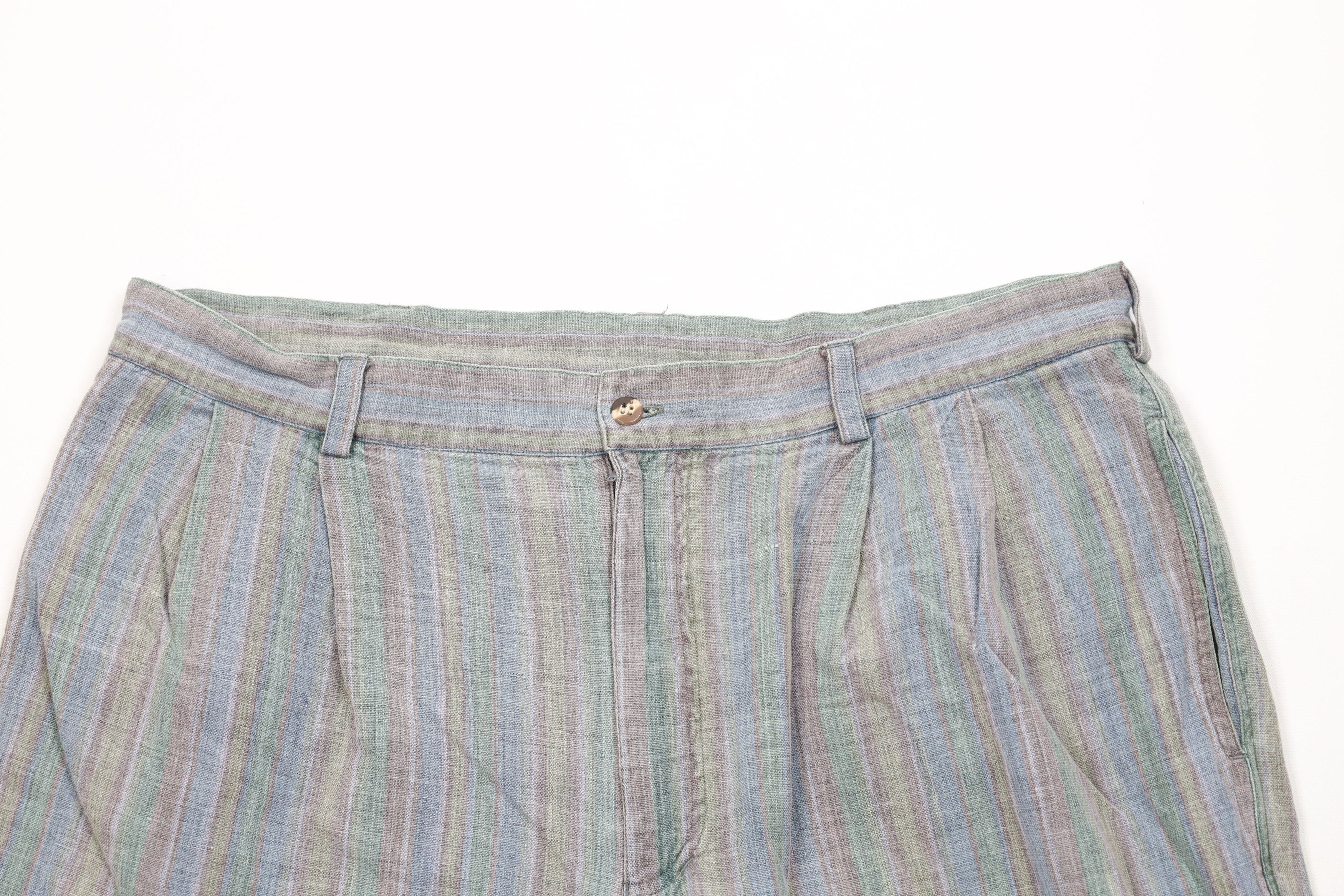 Woolrich Woolen Mills Vintage 90s Woolrich Rainbow Above Knee Chino Shorts Cotton Size US 36 / EU 52 - 2 Thumbnail