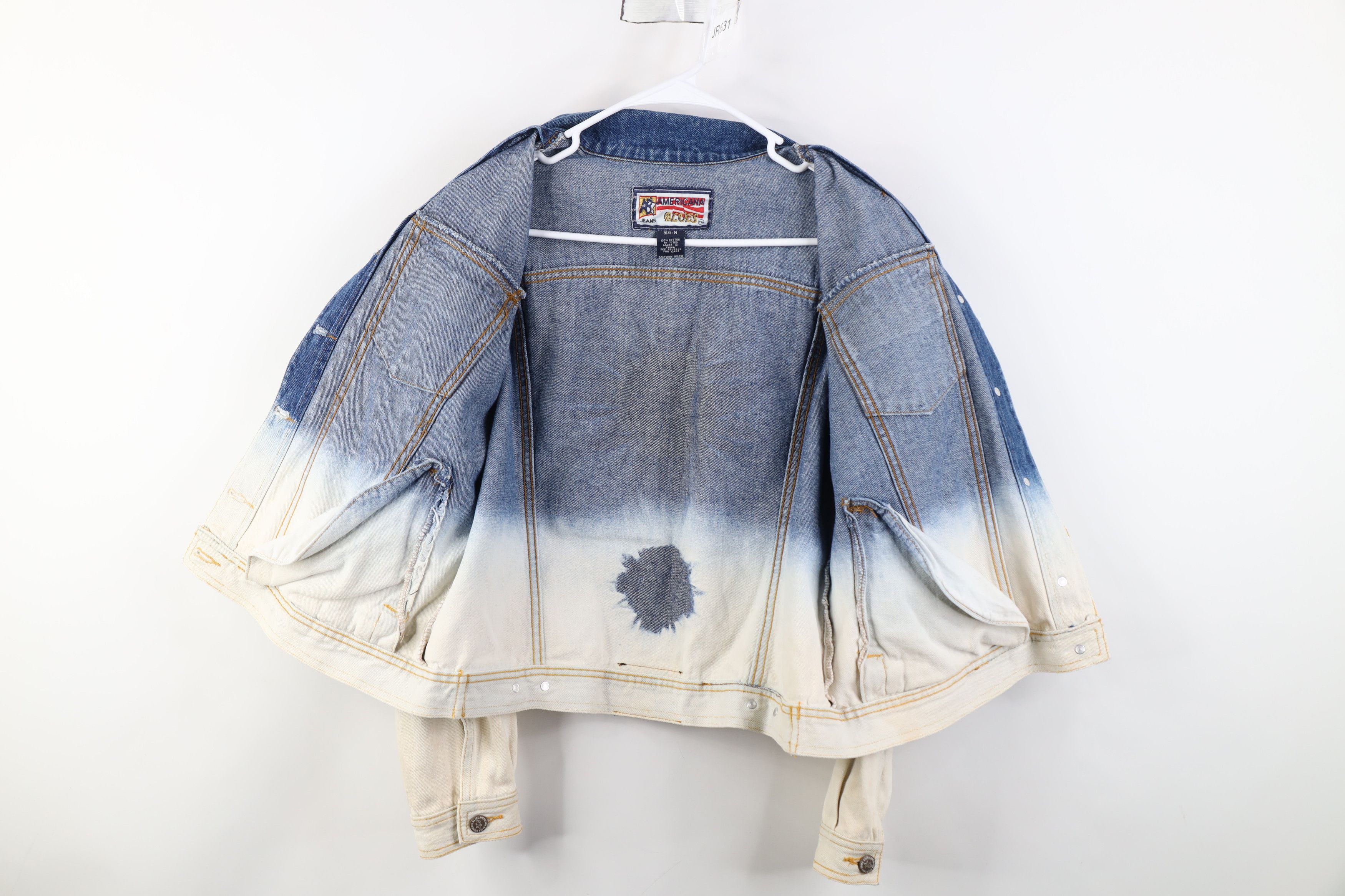 Vintage Vintage 90s Y2K Streetwear Babydoll Denim Trucker Jacket Size M / US 6-8 / IT 42-44 - 11 Thumbnail