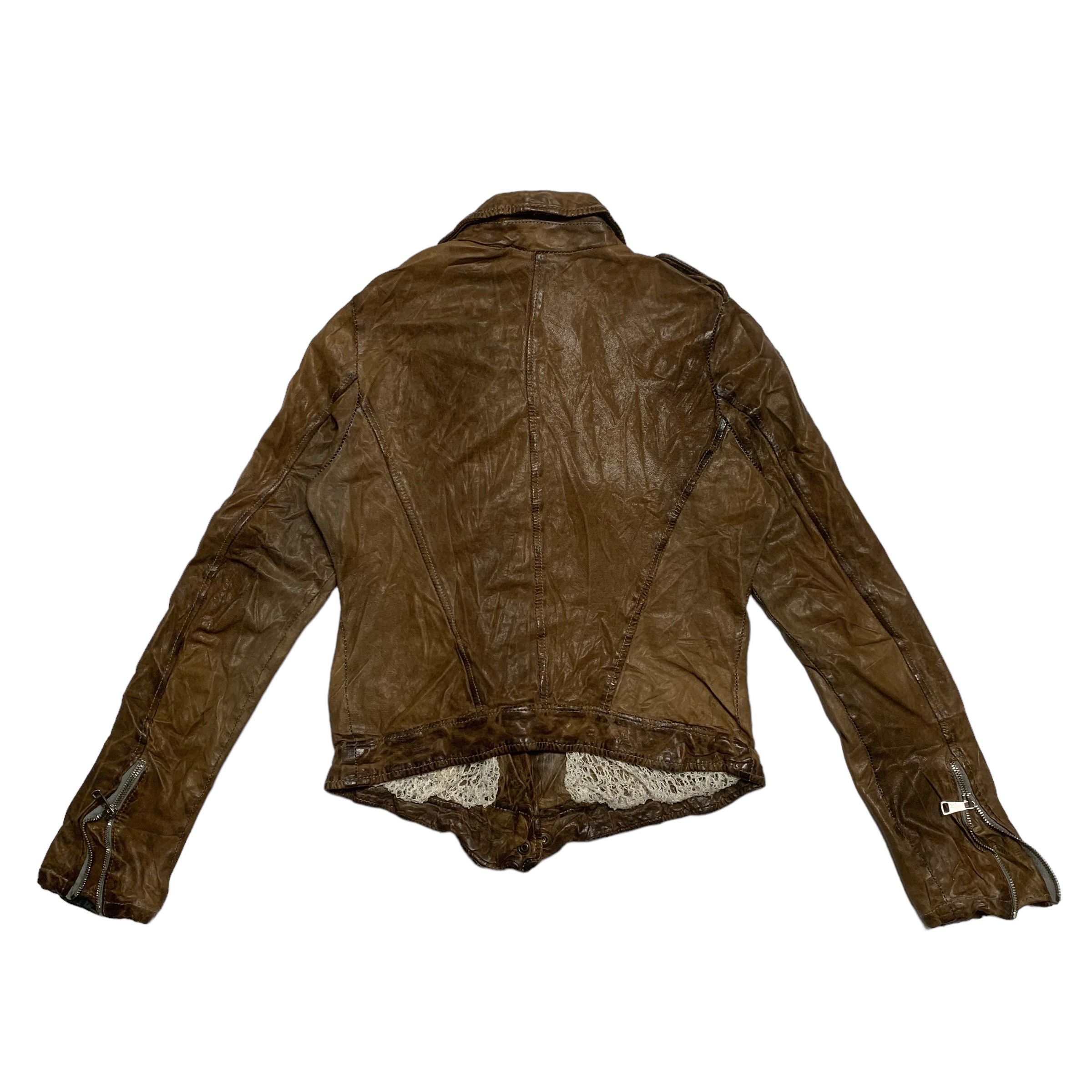 Giorgio Brato Giorgio Brato Biker Leather Jacket Size M / US 6-8 / IT 42-44 - 9 Thumbnail