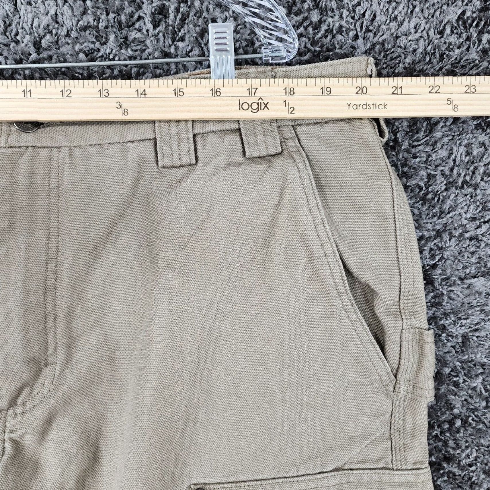 Vintage Duluth Trading Co. Mens Heavy Duty Canvas Cargo Pants Beige Size 40x32 Size US 40 / EU 56 - 4 Thumbnail
