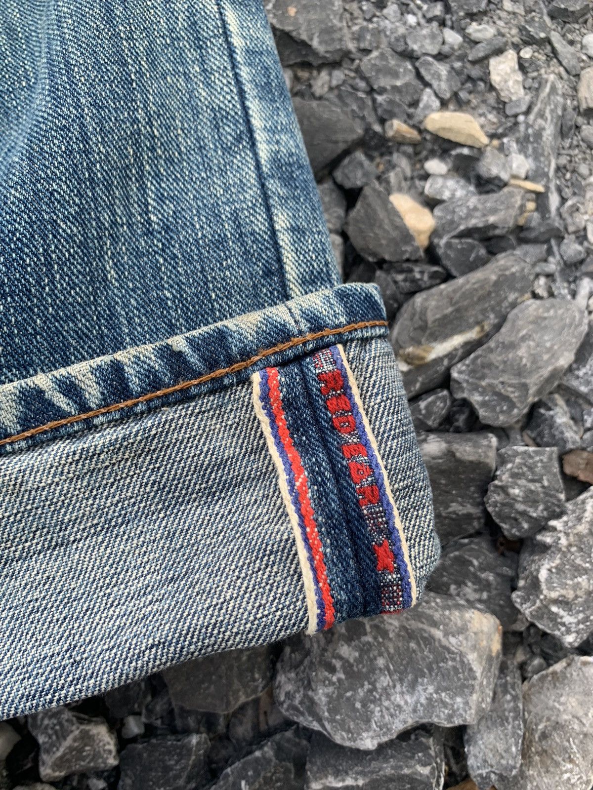 Kapital RED EAR PAUL SMITH SELVEDGE JAPANESE DISTRESSED DENIM Size US 32 / EU 48 - 10 Thumbnail