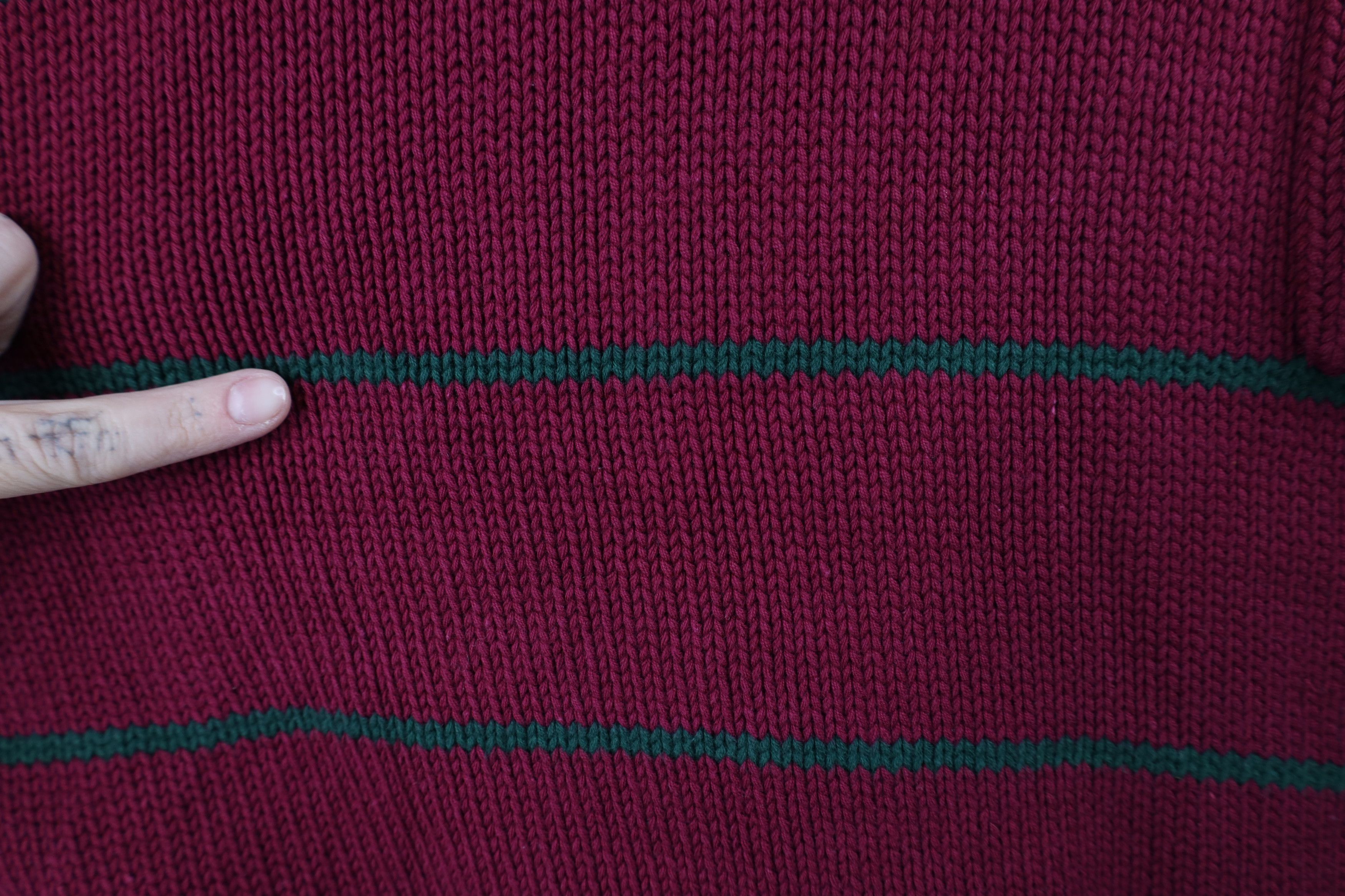 Vintage Vintage 70s Streetwear Argyle Diamond Knit Collared Sweater Size US M / EU 48-50 / 2 - 10 Thumbnail