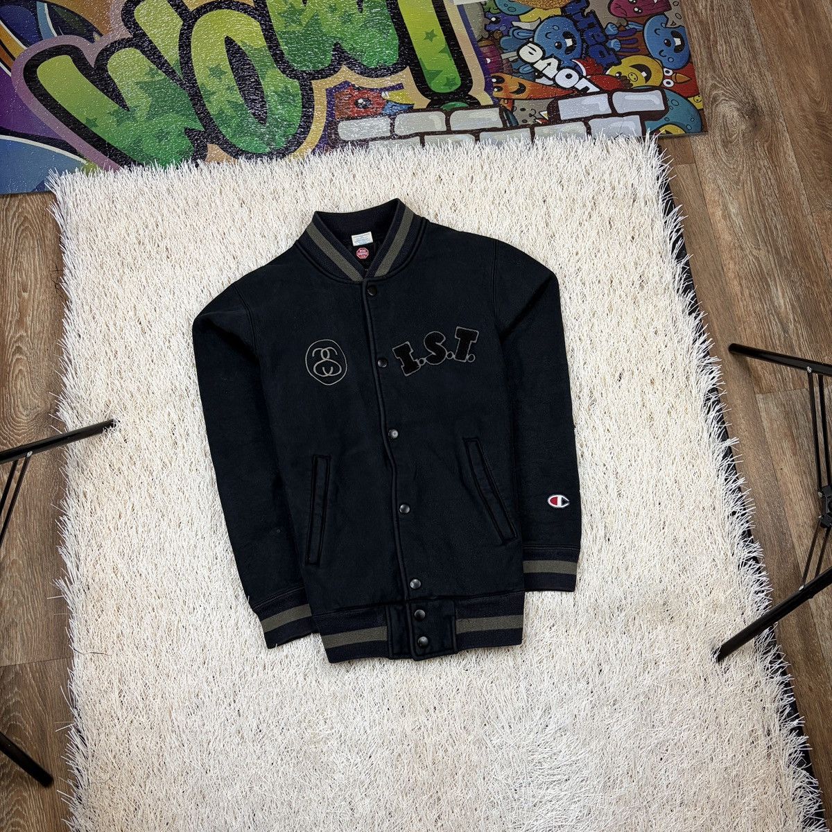 Stussy Stüssy x ROC STAR International Tribe Varsity Jacket | Grailed