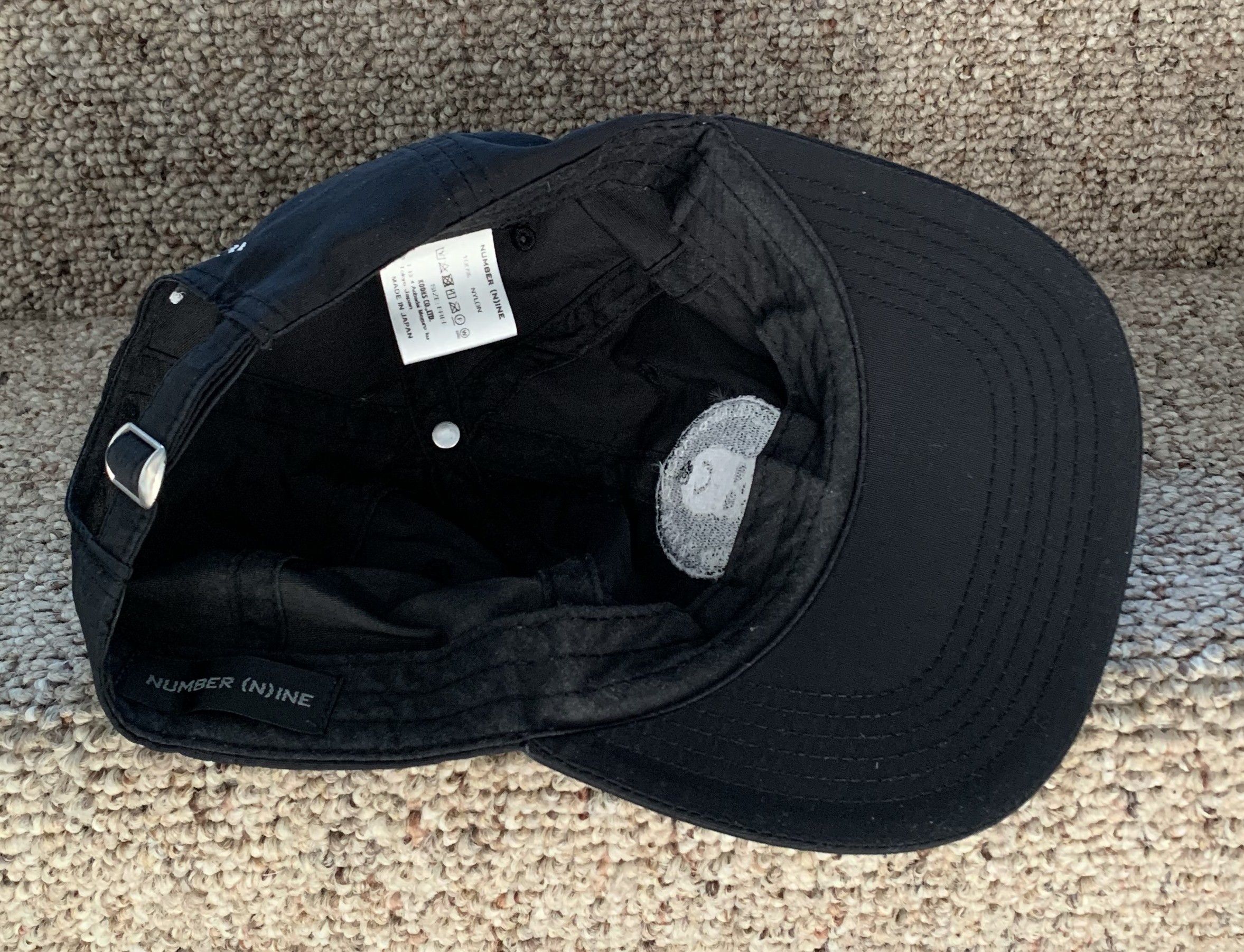 Number (N)ine SS20 Number (N)ine x Face Skull Logo Baseball Cap Hat Size ONE SIZE - 5 Thumbnail