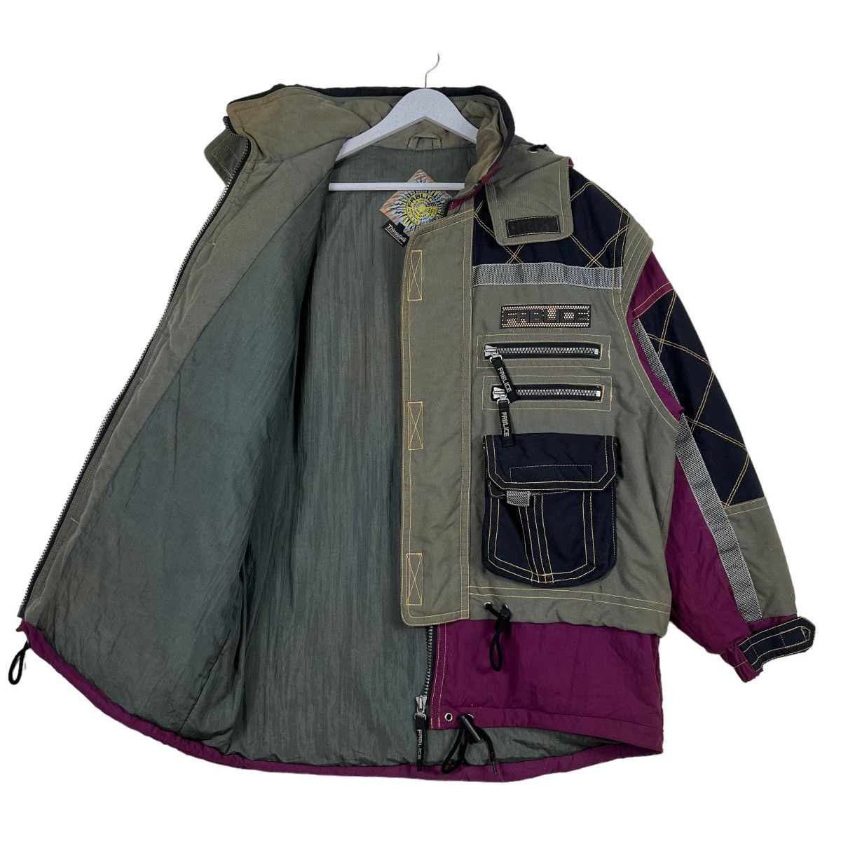 Japanese Brand 🔥 FABLICE THINSULATE UTILITY SURVIVAL SKI ASTRO JACKET Size US L / EU 52-54 / 3 - 4 Thumbnail