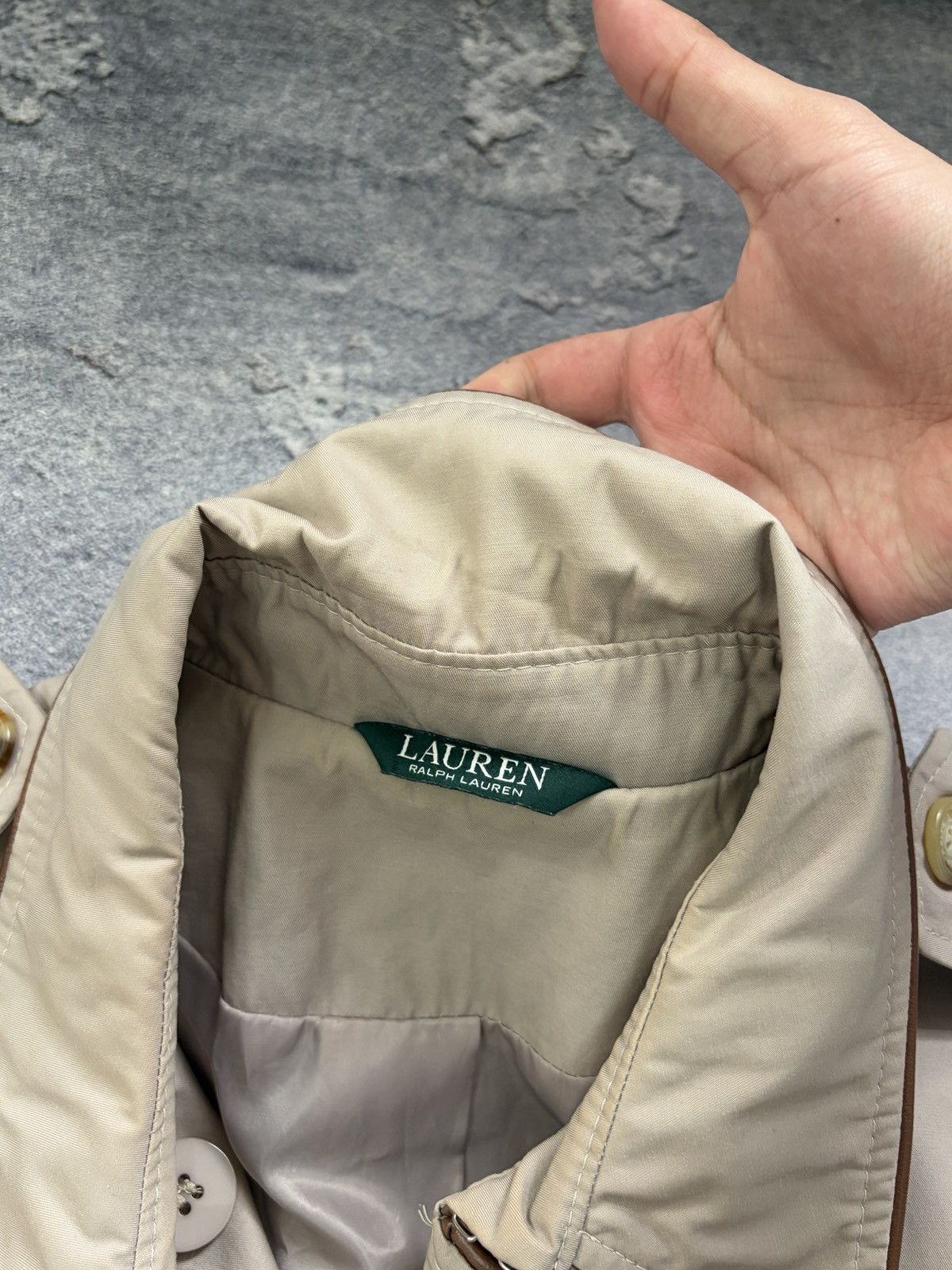 Lauren Ralph Lauren Lauren Ralph Lauren Clay Beige Double Breasted Trench XL Size XL / US 12-14 / IT 48-50 - 10 Thumbnail