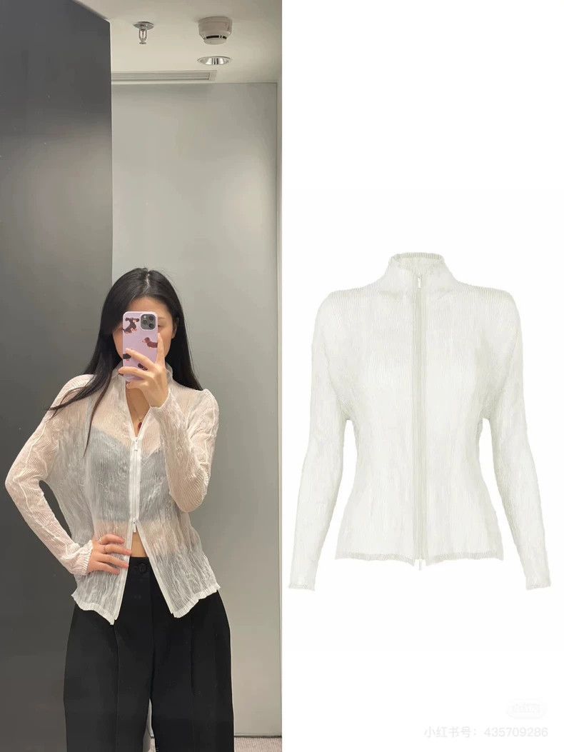 Issey Miyake issey miyake size:2 Willow cardigan 2506-Nextarrow Size XXS / US 00 / IT 34 - 2 Thumbnail