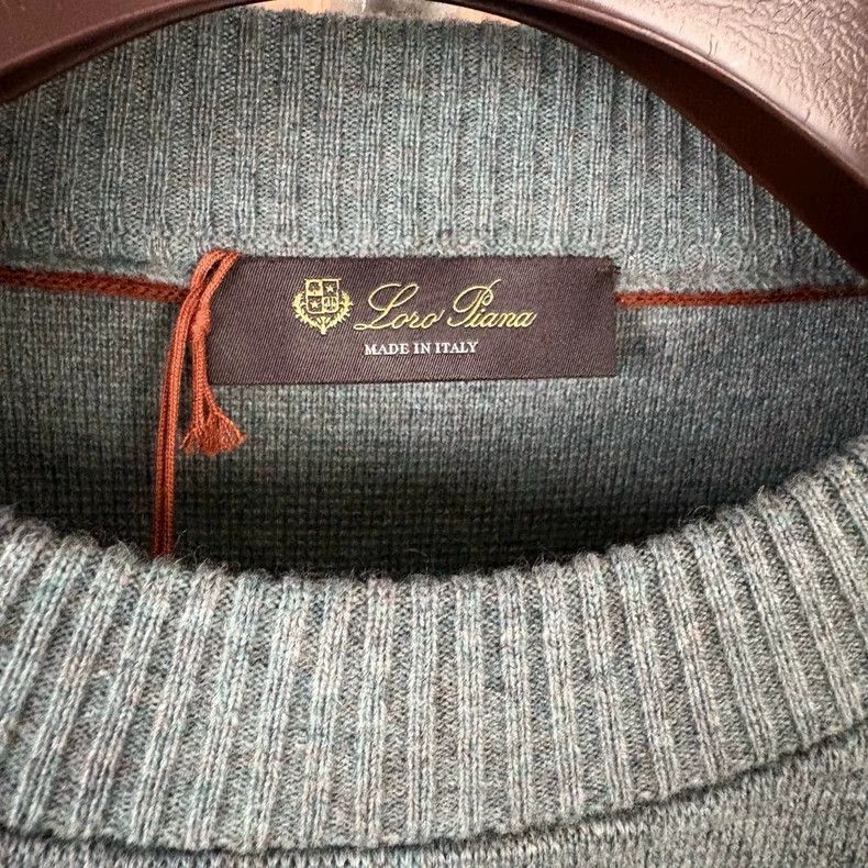 Loro Piana LORO PIANA Winter and autumn men's hoodie sweater 100% cas Size US L / EU 52-54 / 3 - 3 Thumbnail
