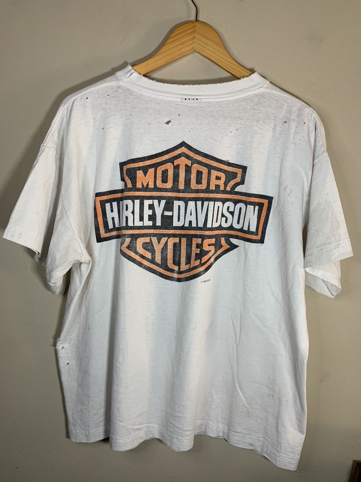 Harley Davidson × Vintage *RARE* Vintage 80s Harley Davidson Timeless Tradition Shirt Size US XL / EU 56 / 4 - 2 Thumbnail