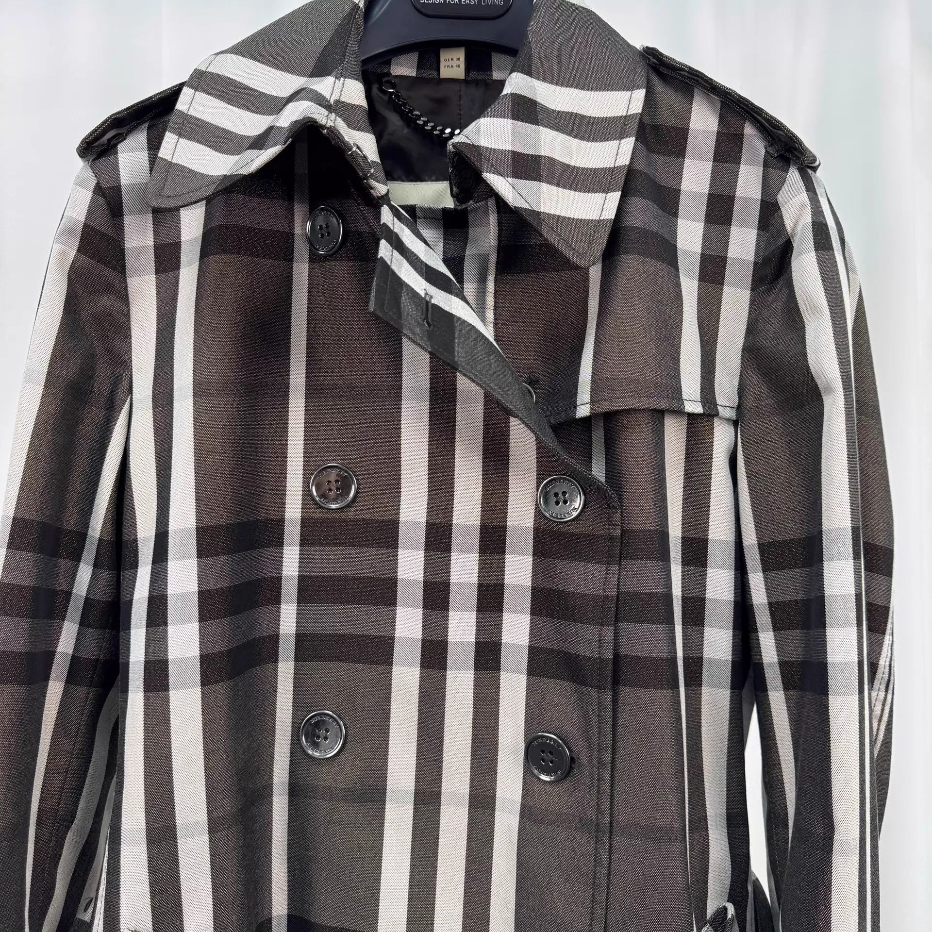 Burberry Women's Burberry Check Lined Trench UK10 New Size M / US 6-8 / IT 42-44 - 3 Thumbnail