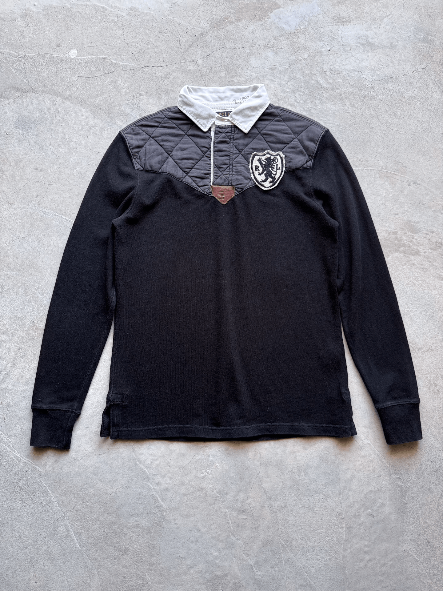 Vintage Vintage 00s Ralph Lauren Custom Fit Long-Sleeve Polo Size US S / EU 44-46 / 1 - 1 Thumbnail