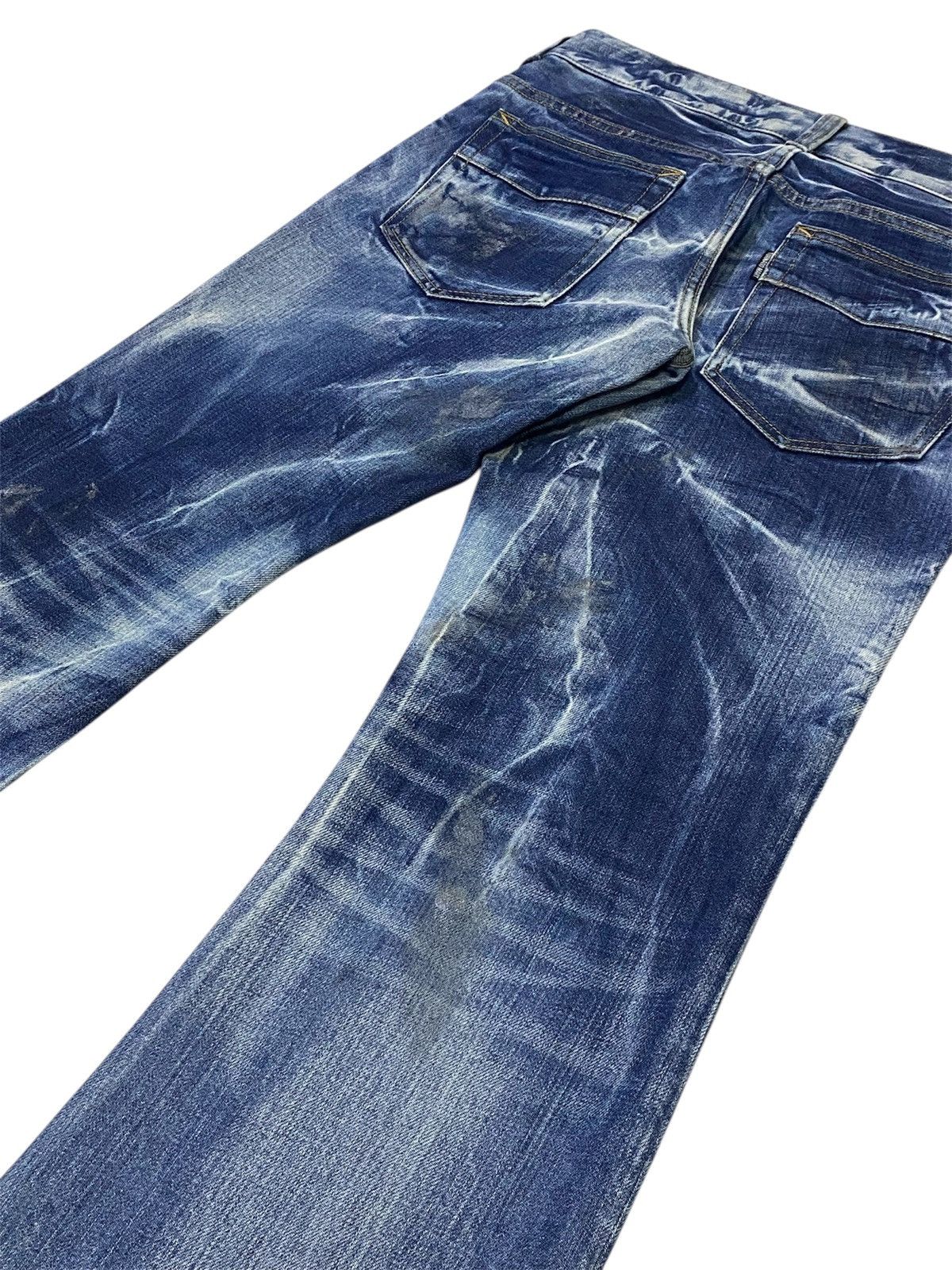 Tornado Mart 💃 Tornado Mart Flare Mudwash Whiskers Denim Pants Size US 30 / EU 46 - 8 Thumbnail