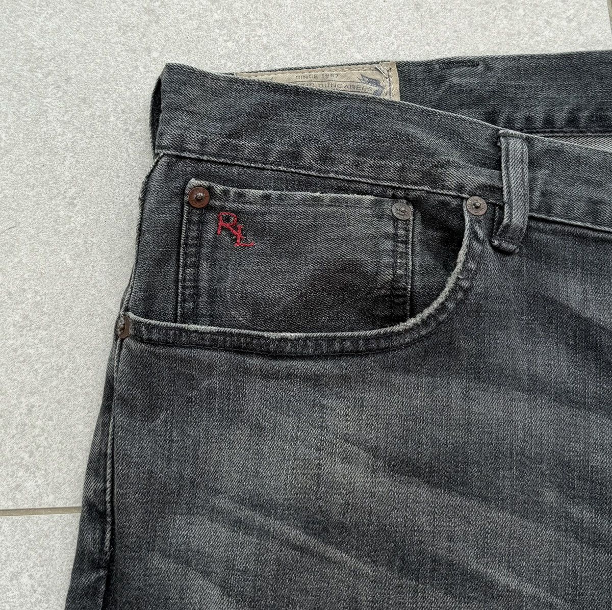 Polo Ralph Lauren Vintage Polo Ralph Lauren (RL) Slim Straight Denim Pant Size US 42 / EU 58 - 5 Thumbnail