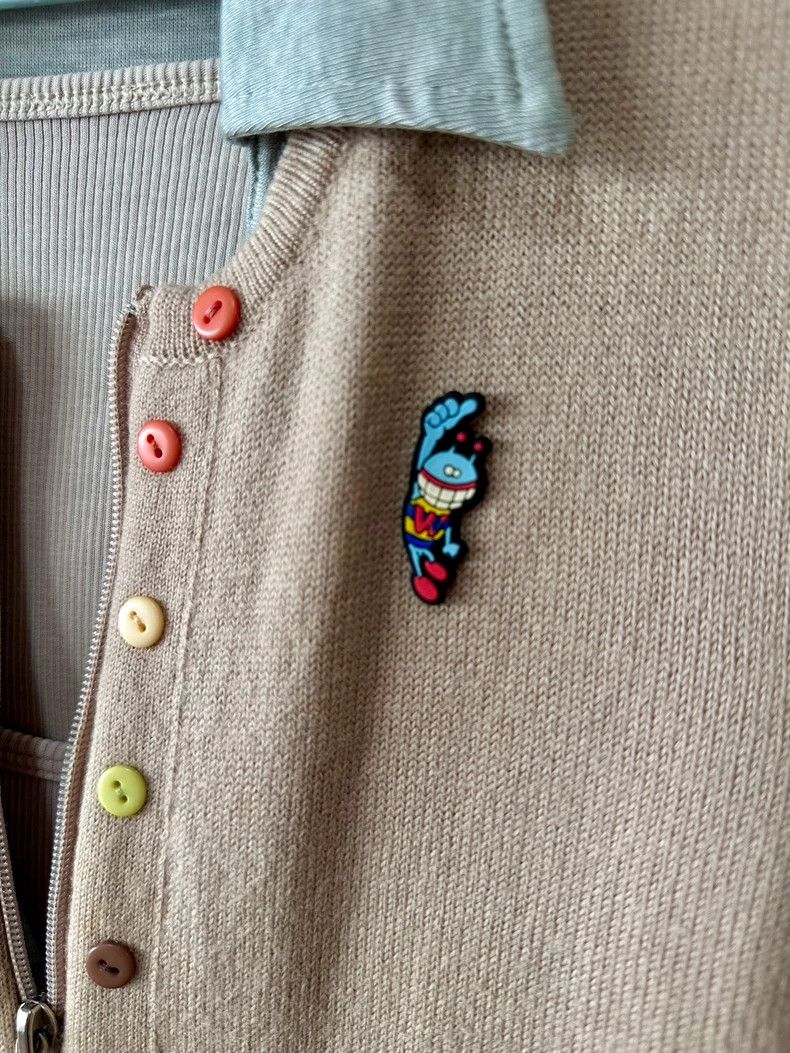 Walter Van Beirendonck walter van beirendonck size os Woollen colour button vest Size 38S - 4 Thumbnail