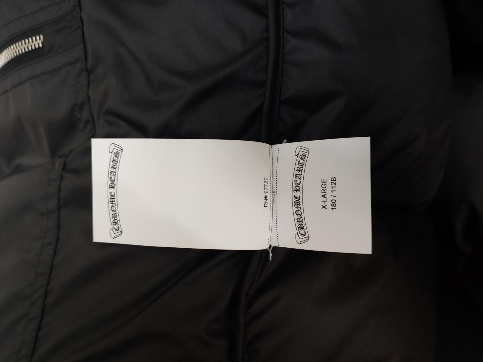 Chrome Hearts Chrome Hearts Plus Pattern Puffer Jacket in Black Size US XL / EU 56 / 4 - 6 Thumbnail