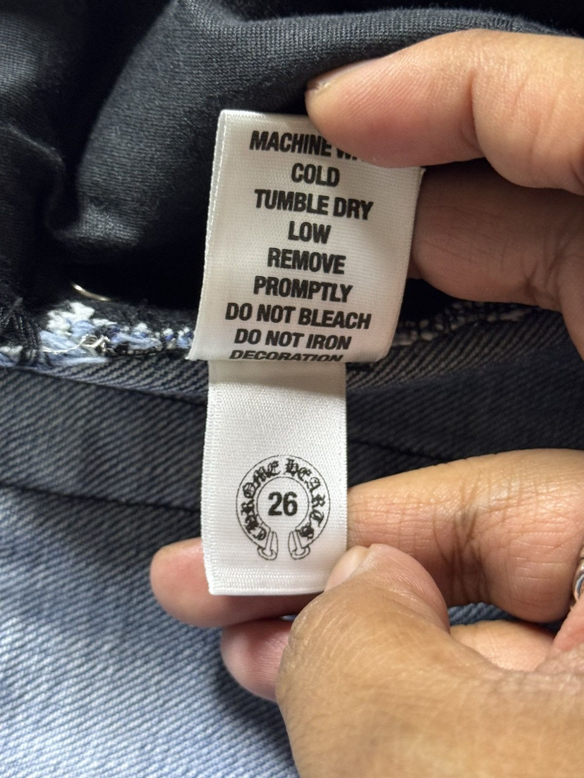 Chrome Hearts Chrome Hearts - Denim Sexy Shorts Custom Order Size 26" / US 2 / IT 38 - 15 Thumbnail