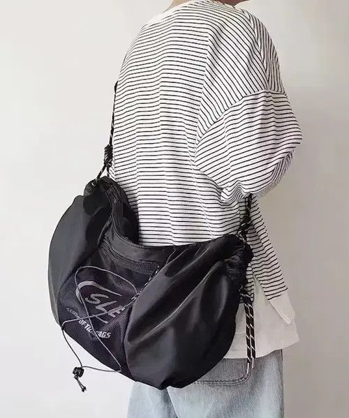 Japanese Brand Fashion Hiphop rope sling side bag messenger crossbody bag Size ONE SIZE - 1 Thumbnail