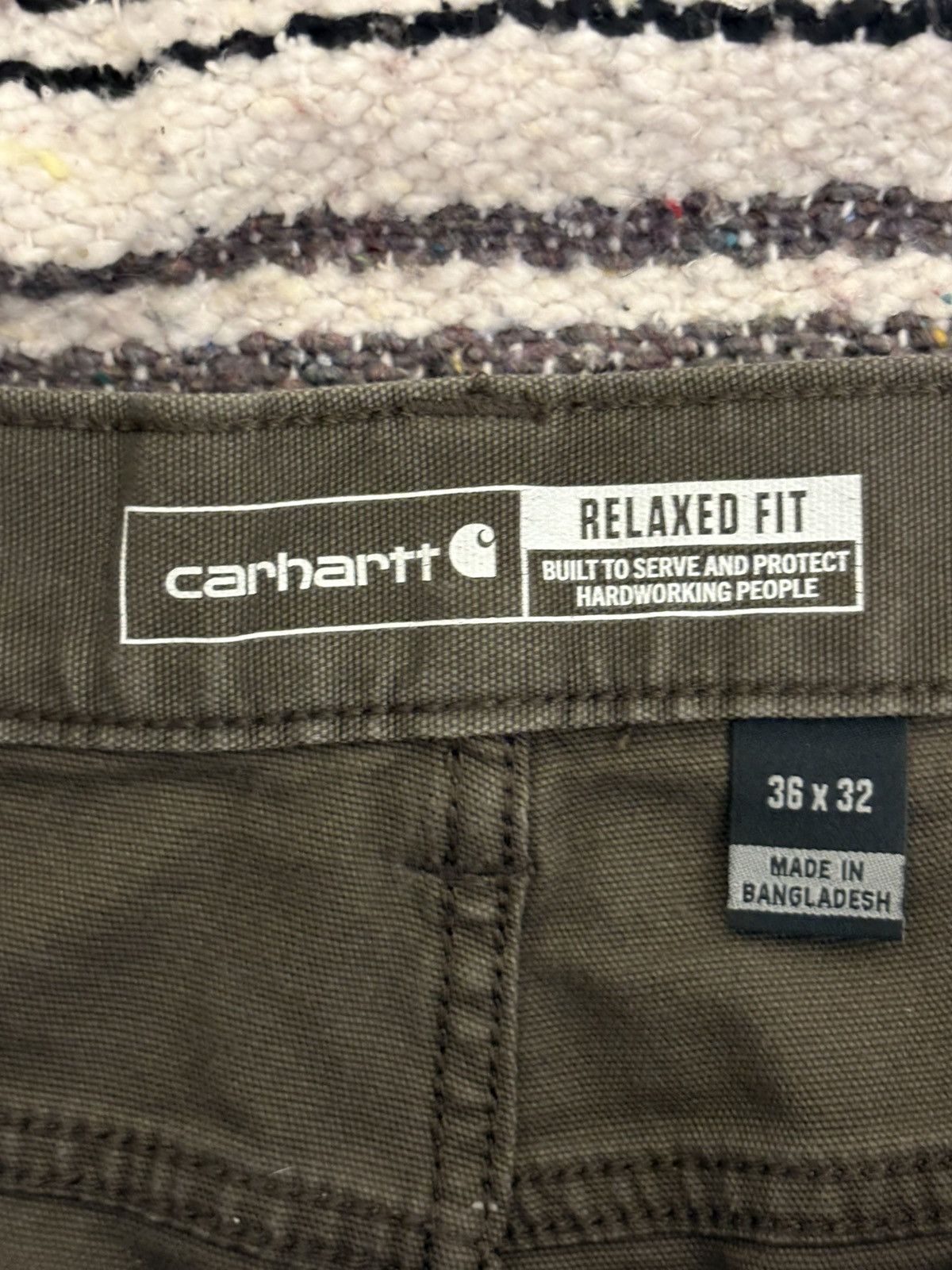 Carhartt Used carhartt brown pants Size US 36 / EU 52 - 3 Thumbnail