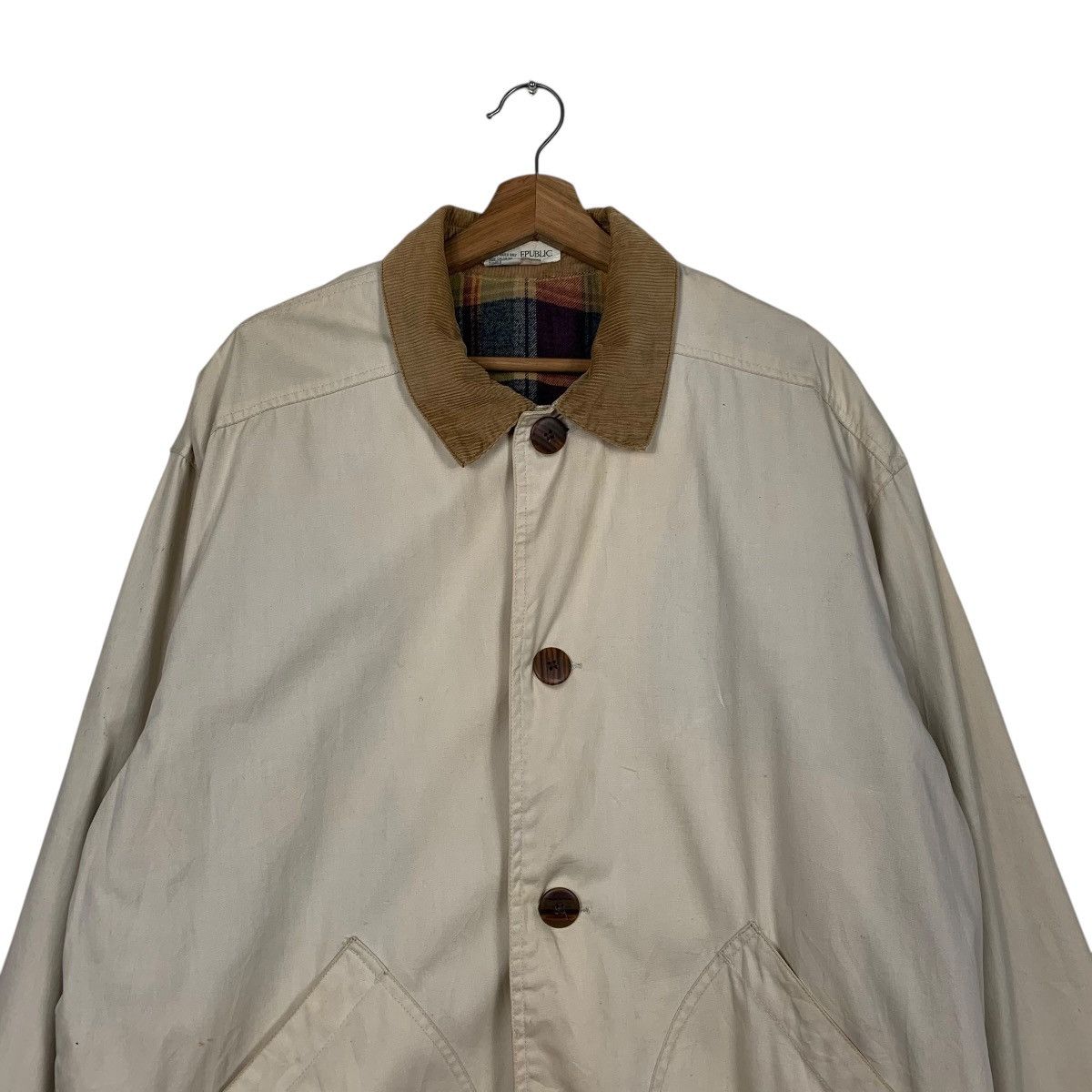 Banana Republic Vintage Banana Republic Chore Jacket Size US L / EU 52-54 / 3 - 2 Thumbnail