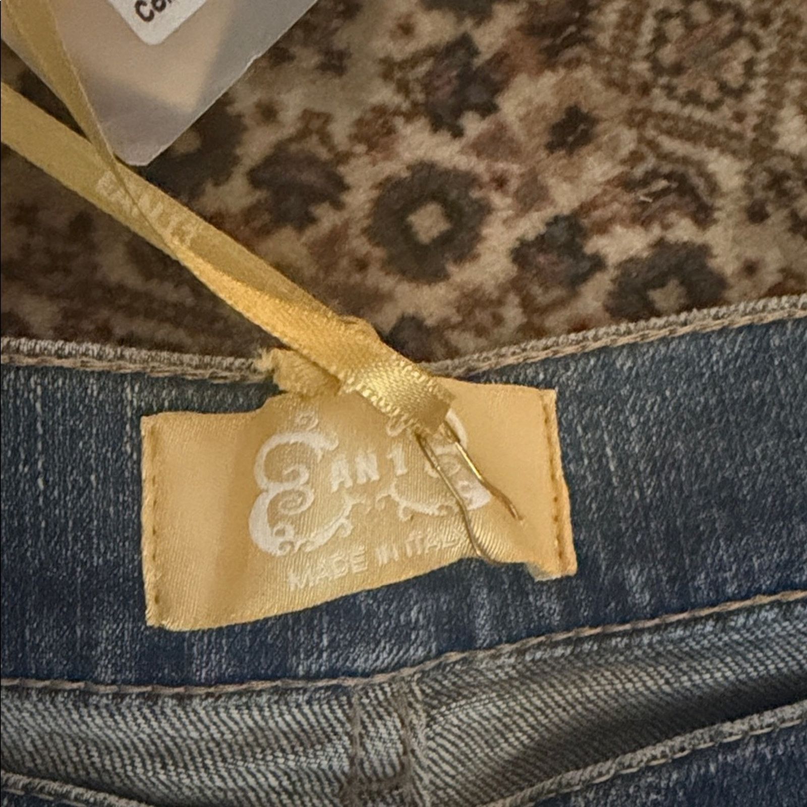 & Other Stories Ean 13 Embroidered Floral Blue Jeans Women's 46 IT Size 32" / US 10 / IT 46 - 3 Thumbnail