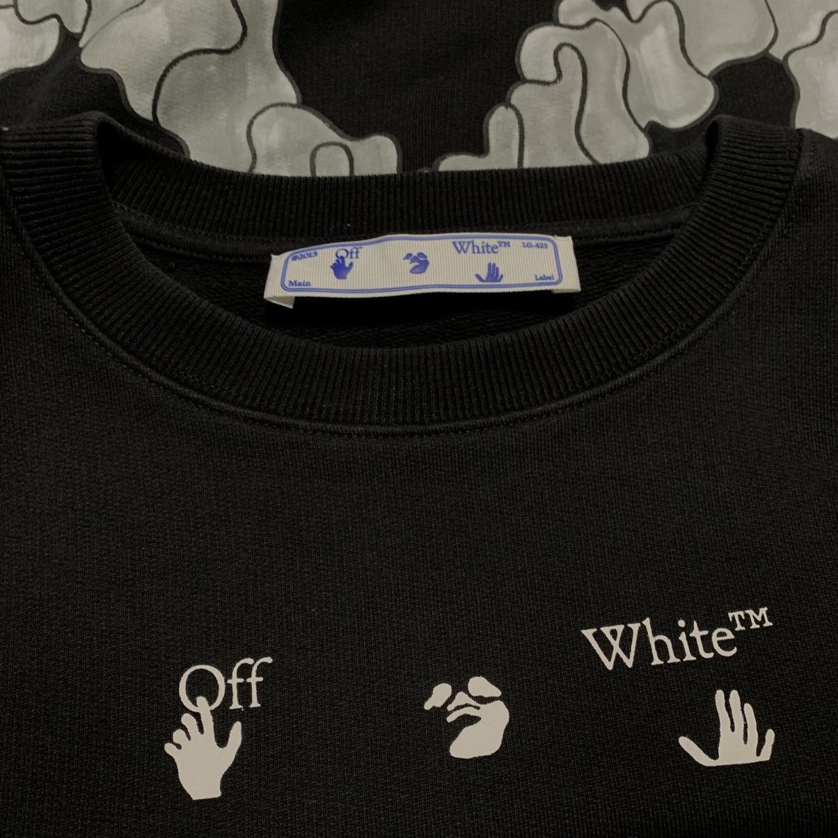 Off-White Off White Large Marker Arrows Black Sweatshirt Crewneck Size US L / EU 52-54 / 3 - 5 Thumbnail