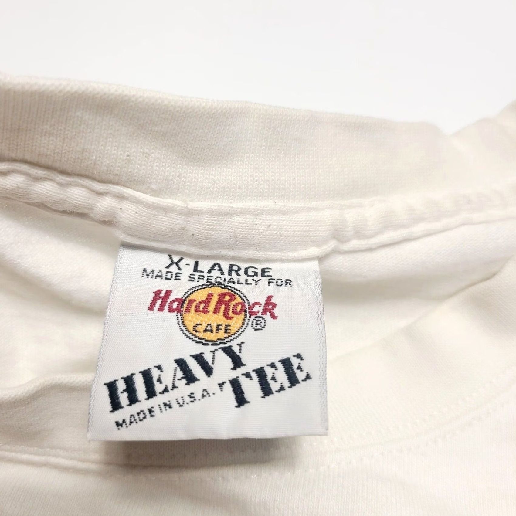 Hard Rock Cafe VINTAGE 90s Hard Rock Cafe St. Thomas T-Shirt Heavy White XL Iguana Sunset Mens Short Sleeve Distressed Size US XL / EU 56 / 4 - 6 Thumbnail