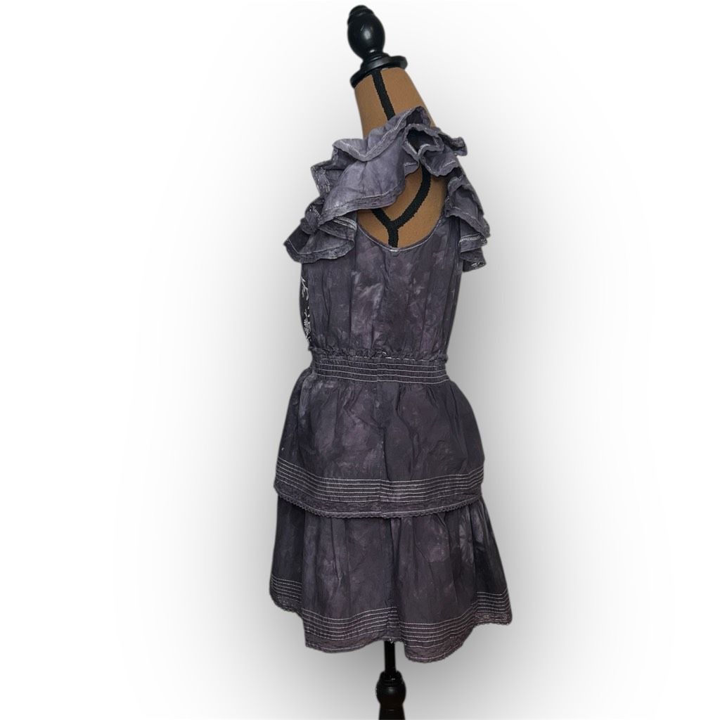 LoveShackFancy LoveShackFancy x Target, Charcoal Unique Tie Dyed Penelope D Size XS / US 0-2 / IT 36-38 - 4 Thumbnail