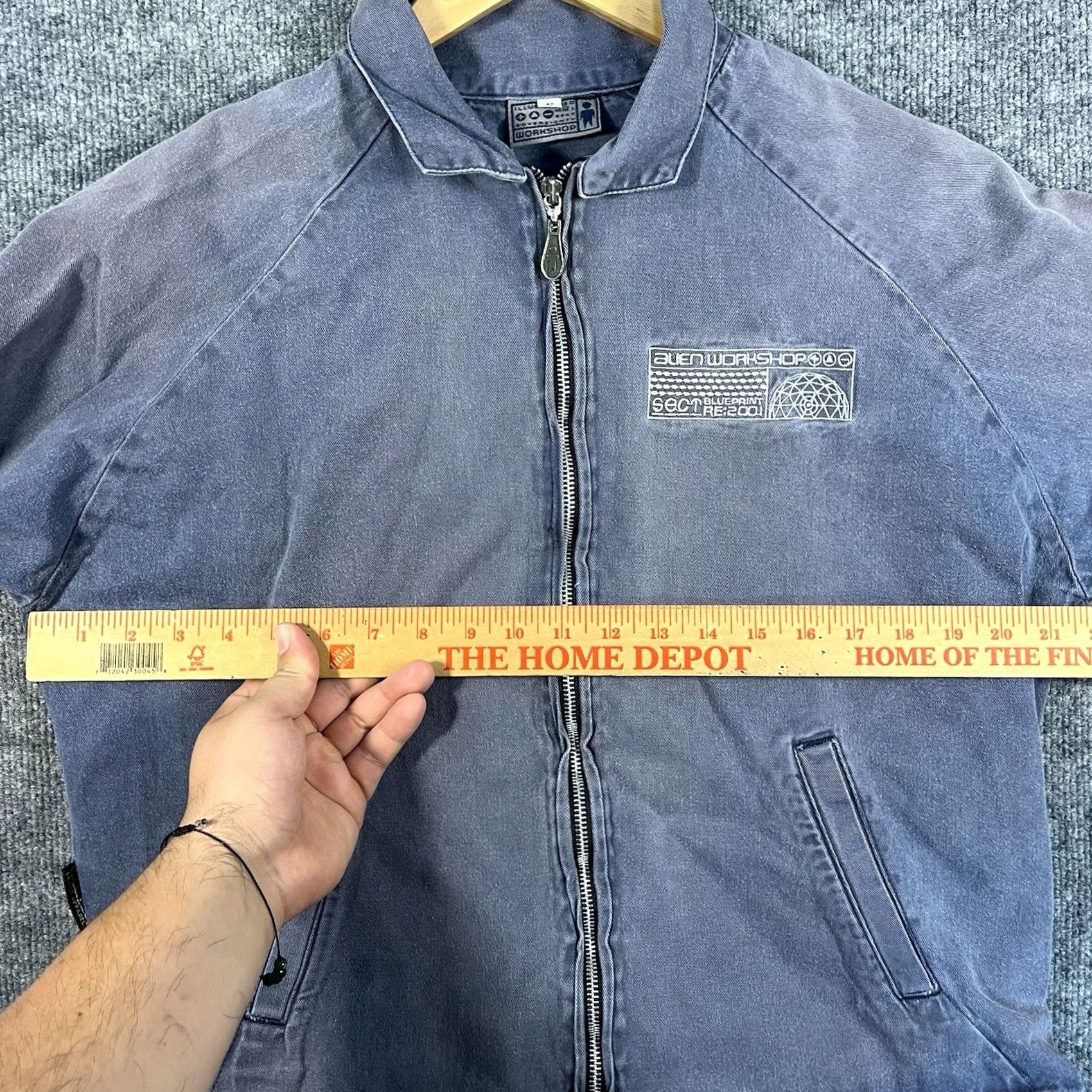 Alien Workshop VINTAGE Alien Workshop Jacket Mens Small Gray 90s Skateboarding Full Zip RARE Cotton Jacket Size US S / EU 44-46 / 1 - 7 Thumbnail