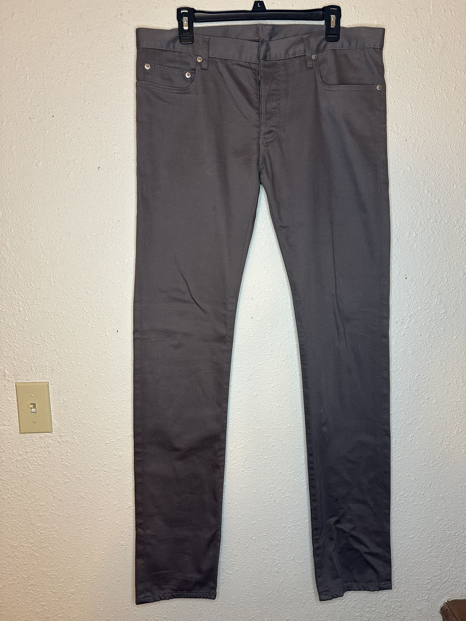 Dior Dior Japan Grey/Purple Twill Pants Size US 34 / EU 50 - 1 Thumbnail