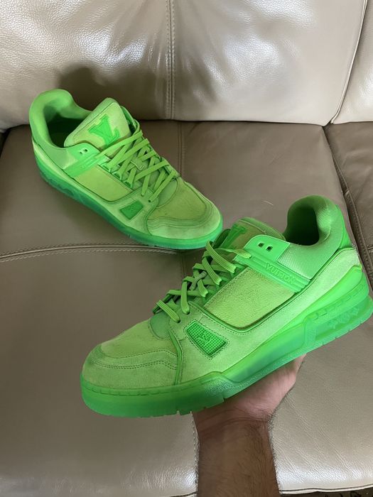 Louis Vuitton Trainer Fluorescent Green Size 11