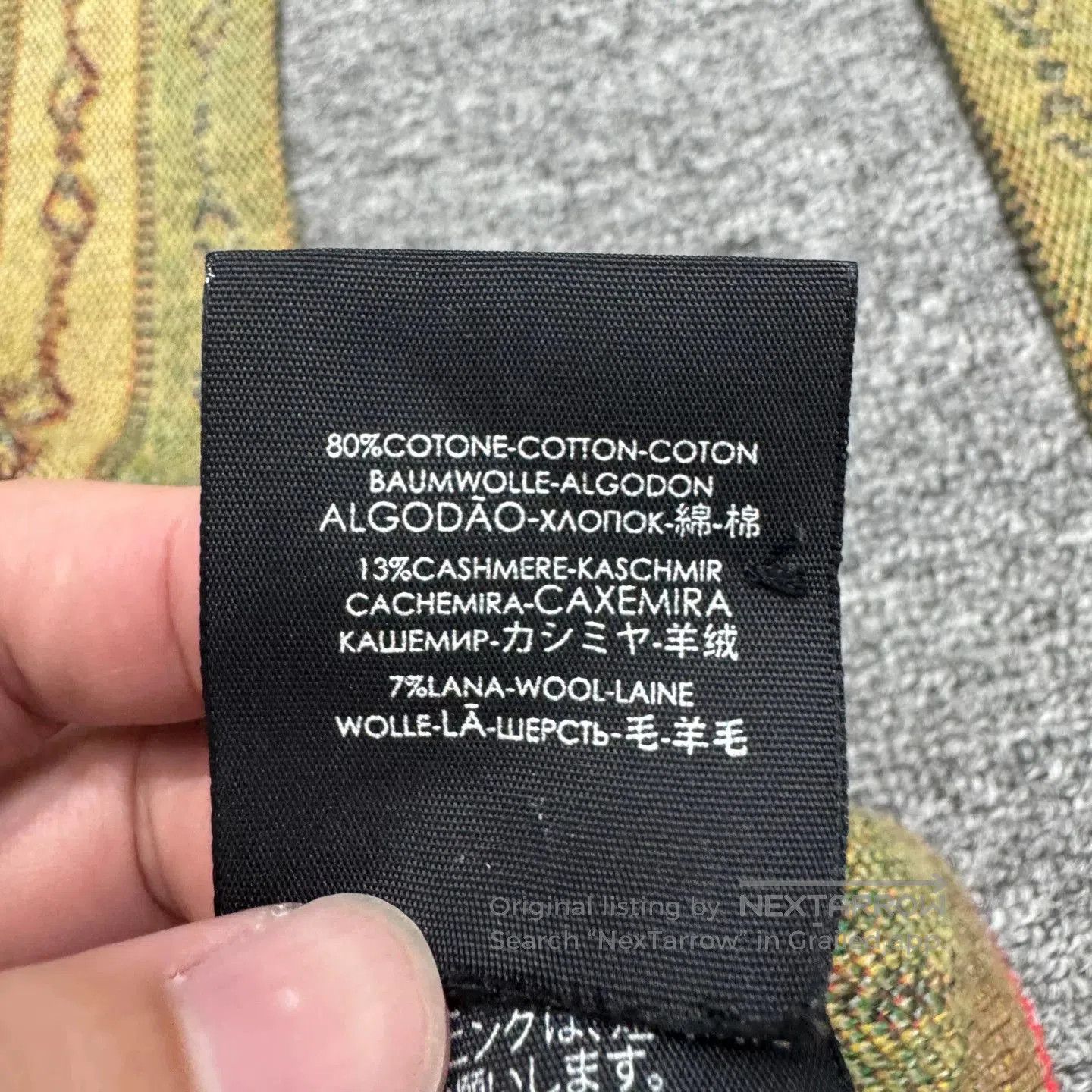 Gucci Gucci Lock Buckle Pattern Scarf. Size ONE SIZE - 6 Thumbnail