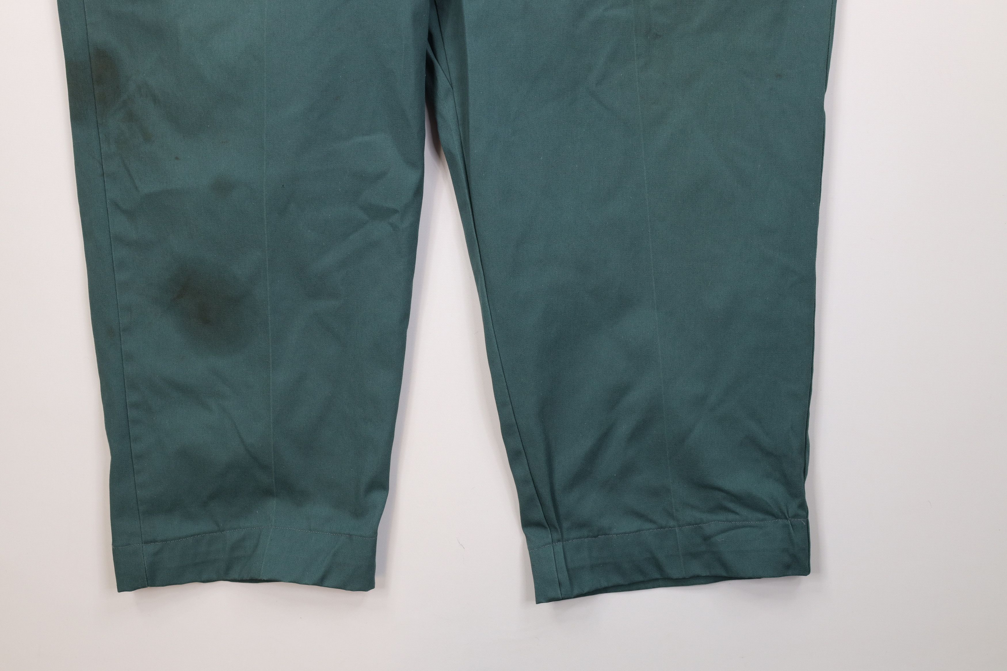 Dickies Vintage 70s Dickies Wide Leg Pants Workwear Green USA Size US 44 / EU 60 - 5 Thumbnail