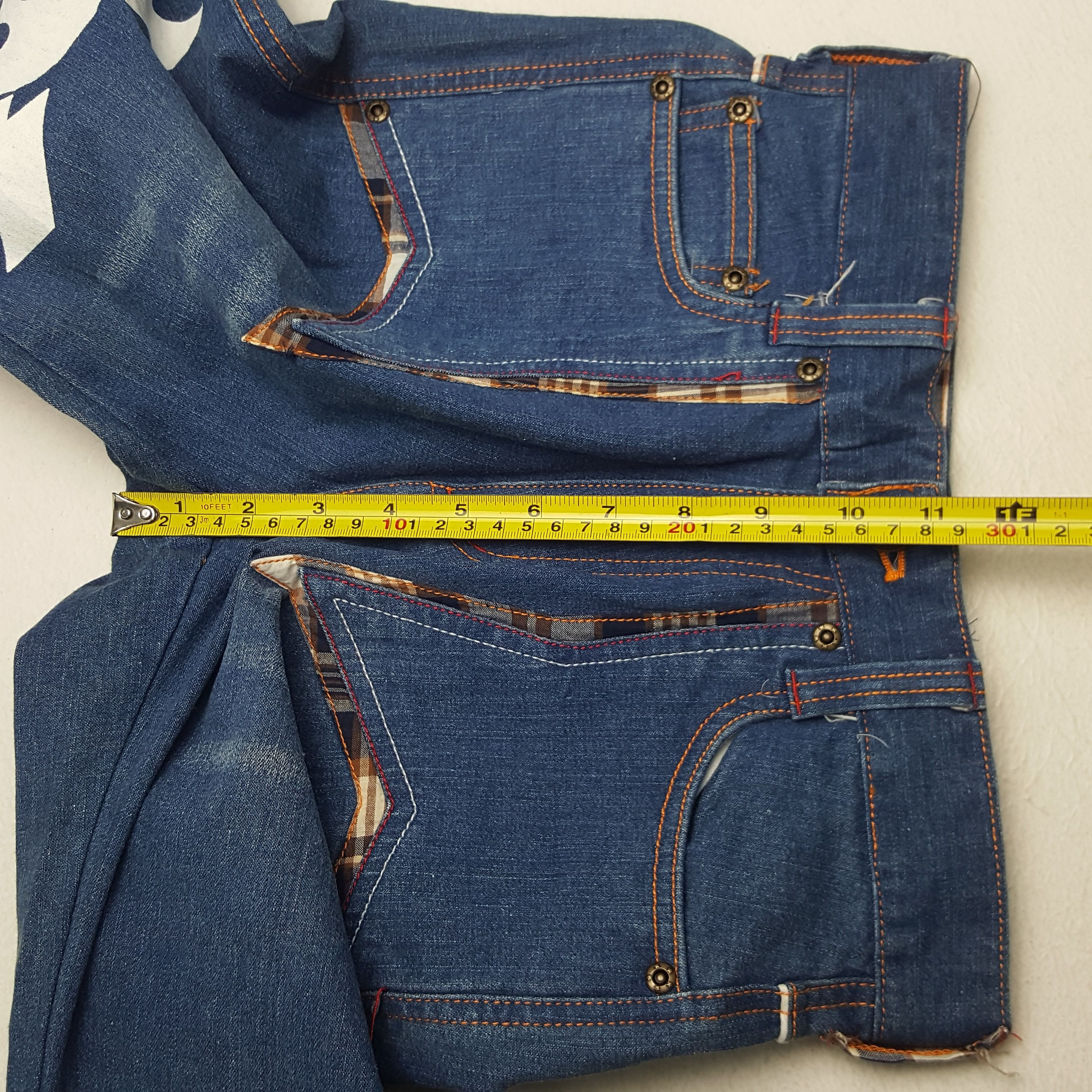 Designer × Japanese Brand × Vintage Vintage XYZ Guaranteed Skull Denim Jeans Size US 26 / EU 42 - 8 Thumbnail