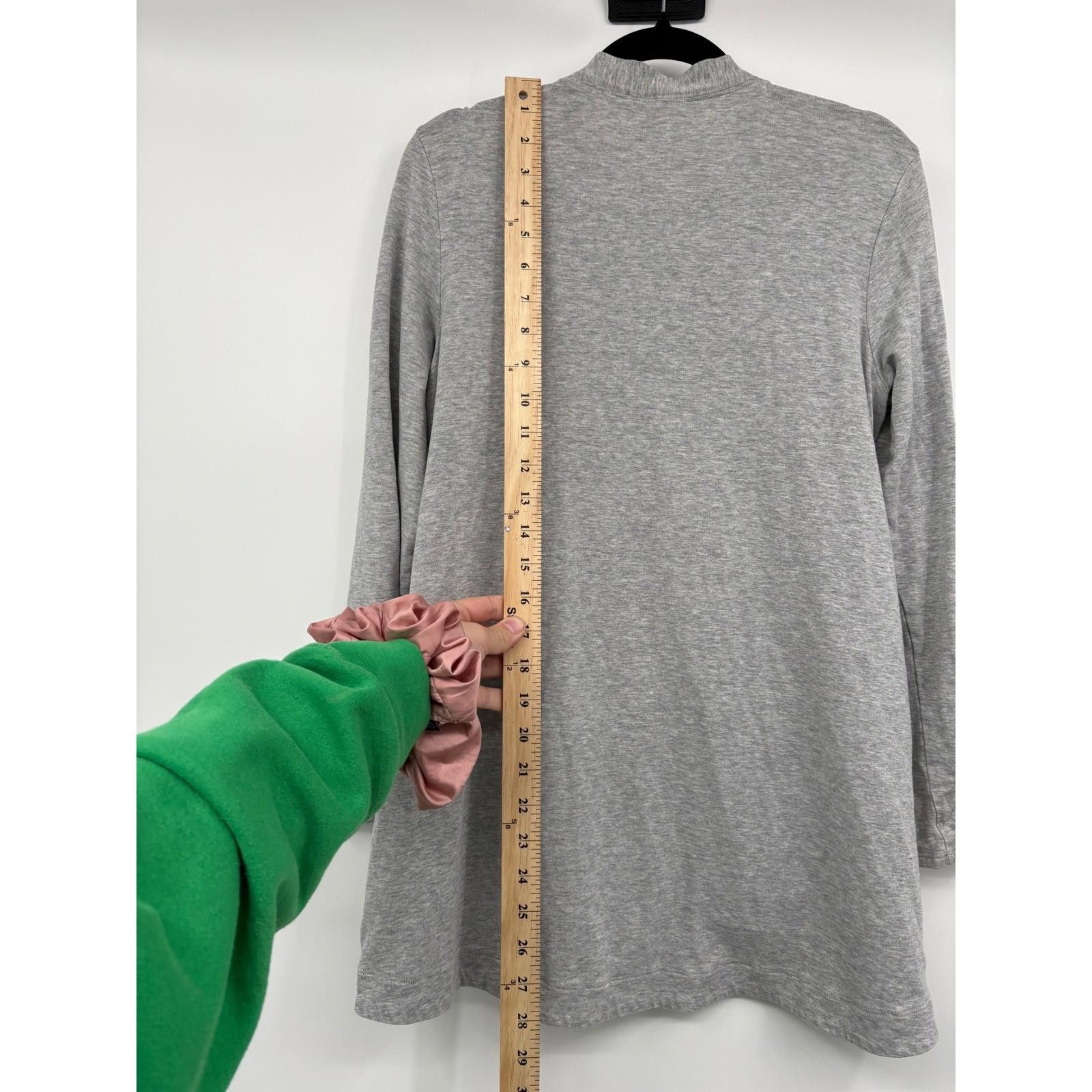 Eileen Fisher Eileen Fisher Grey Zipper Front Cardigan Sweater Womens S/P Size S / US 4 / IT 40 - 6 Thumbnail