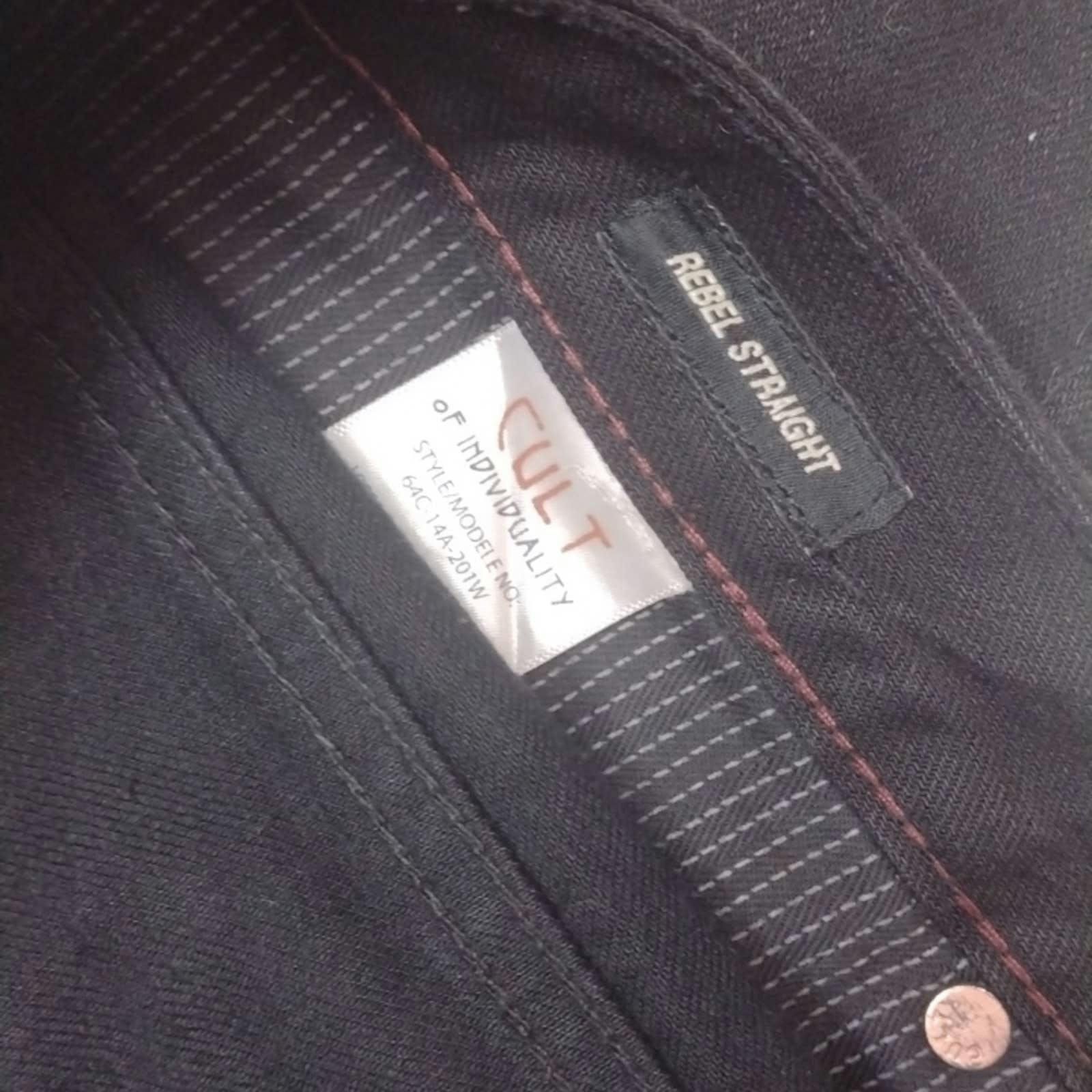 Cult Of Individuality Cult of individuality black rebel straight jeans size 40x34 Size US 40 / EU 56 - 6 Thumbnail