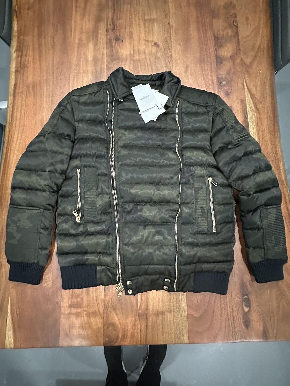 Balmain Balmain Camo Puffer Jacket Grailed
