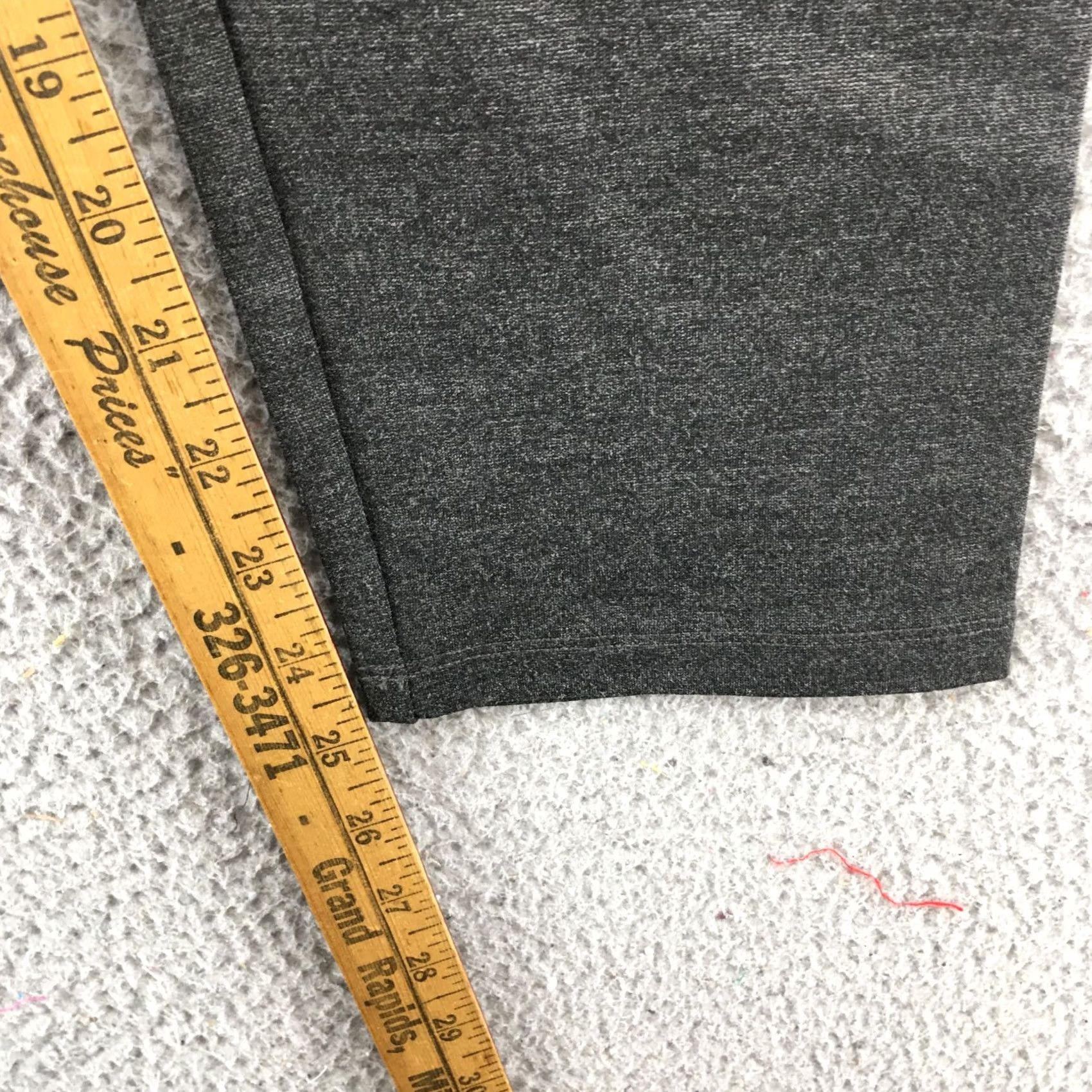 Worthington Worthington Womens M Grey Pull On Straight Leg Ankle Pants/Nylon Rayon Spandex - Ultra Sculpting NEW Size 32" / US 10 / IT 46 - 7 Thumbnail