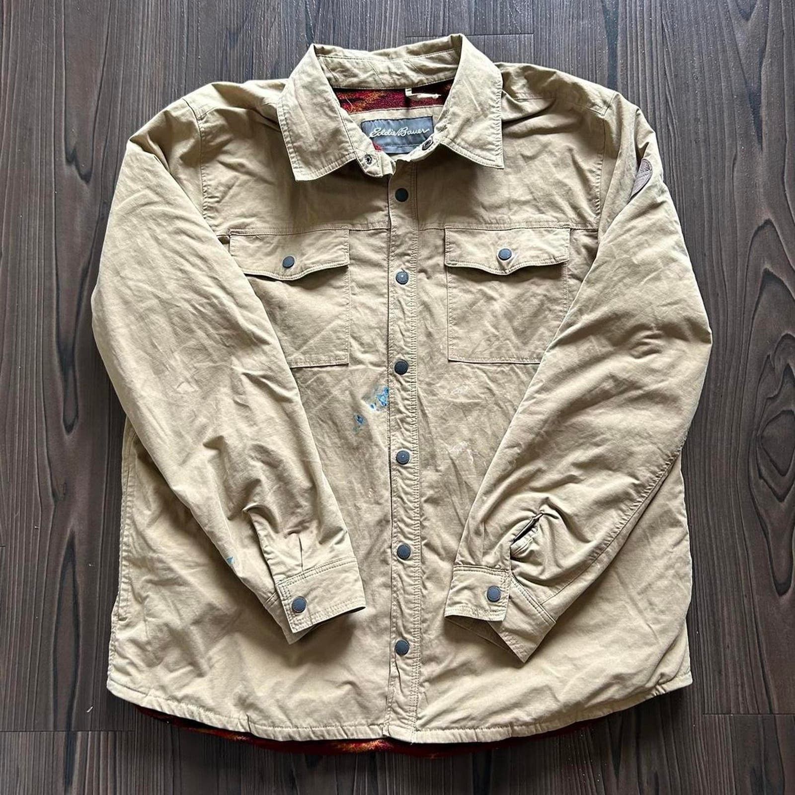 Eddie Bauer Eddie Bauer Fleece Lined Jacket Size US XL / EU 56 / 4 - 1 Thumbnail