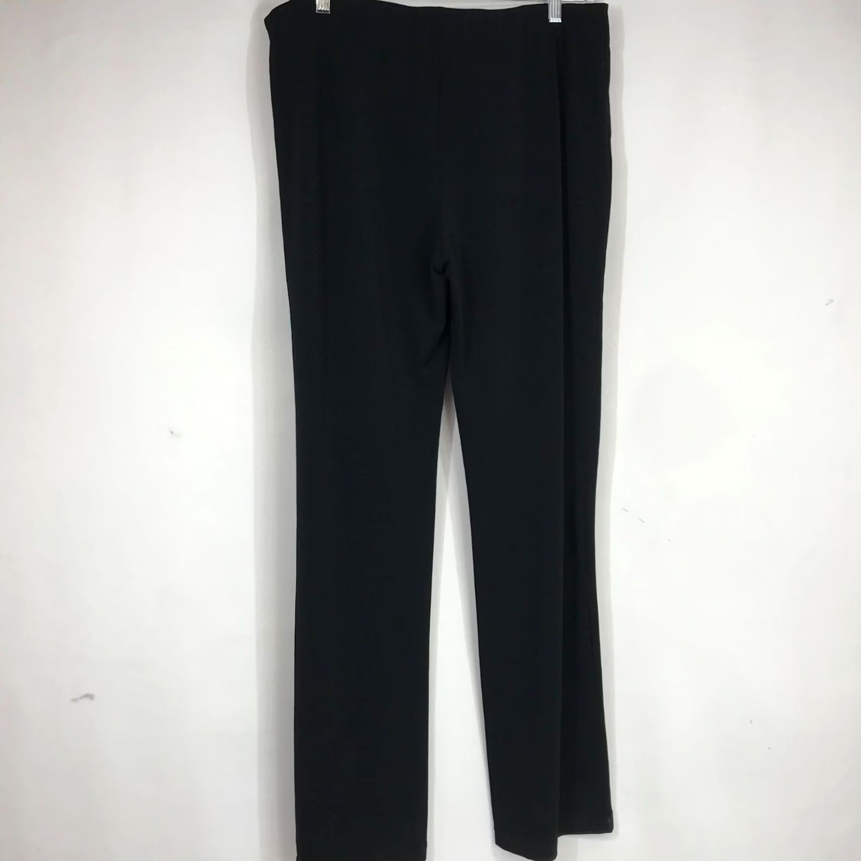 Tilley TILLEY Pants Men Large Black Elastic Waist Flat Front Polyester Blend PANTS Mens L Black Size US 33 - 8 Thumbnail