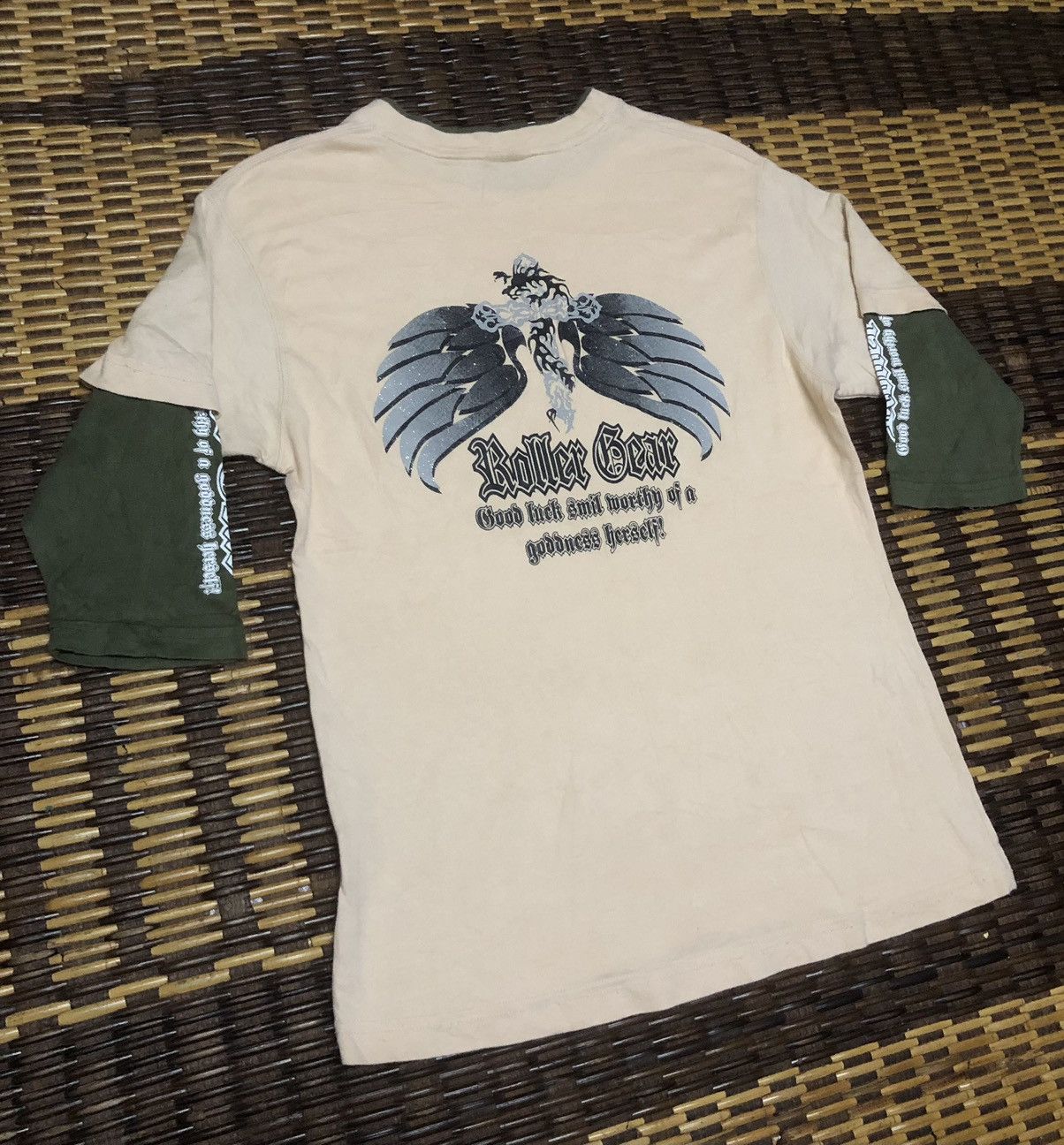 Japanese Brand If Six Was Nine x Roller Gear Cross Logo Style 3q Tee Shirt Size US S / EU 44-46 / 1 - 3 Thumbnail