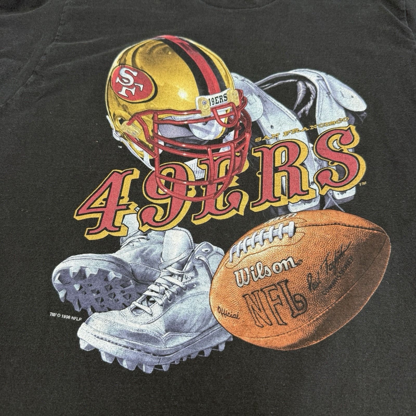 Pro Player Vintage 90s San Francisco 49ers Pro Player T Shirt Mens L Size US L / EU 52-54 / 3 - 9 Thumbnail