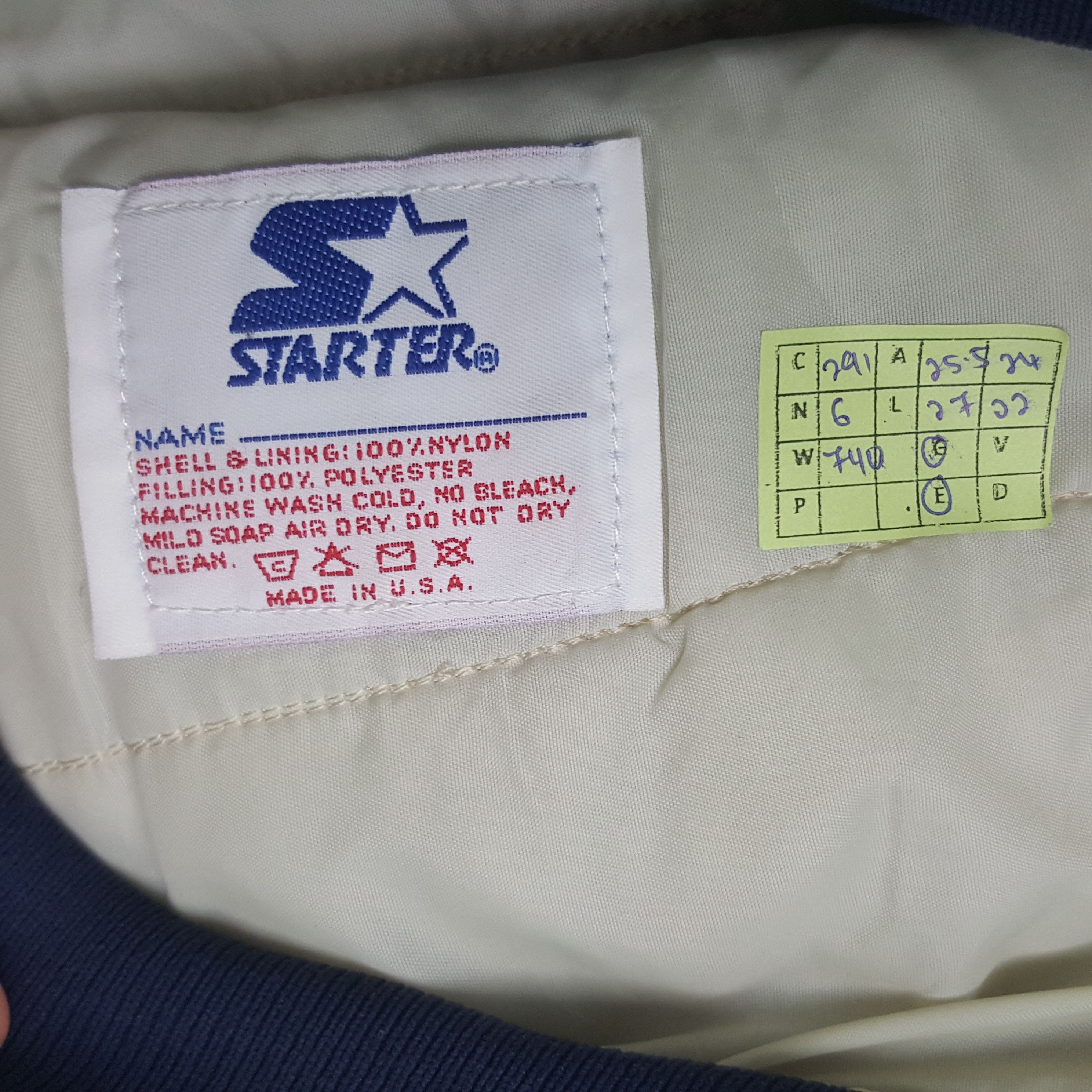 Starter Vintage Mariners American Baseball MLB Jacket C291N22 Size US XL / EU 56 / 4 - 9 Thumbnail