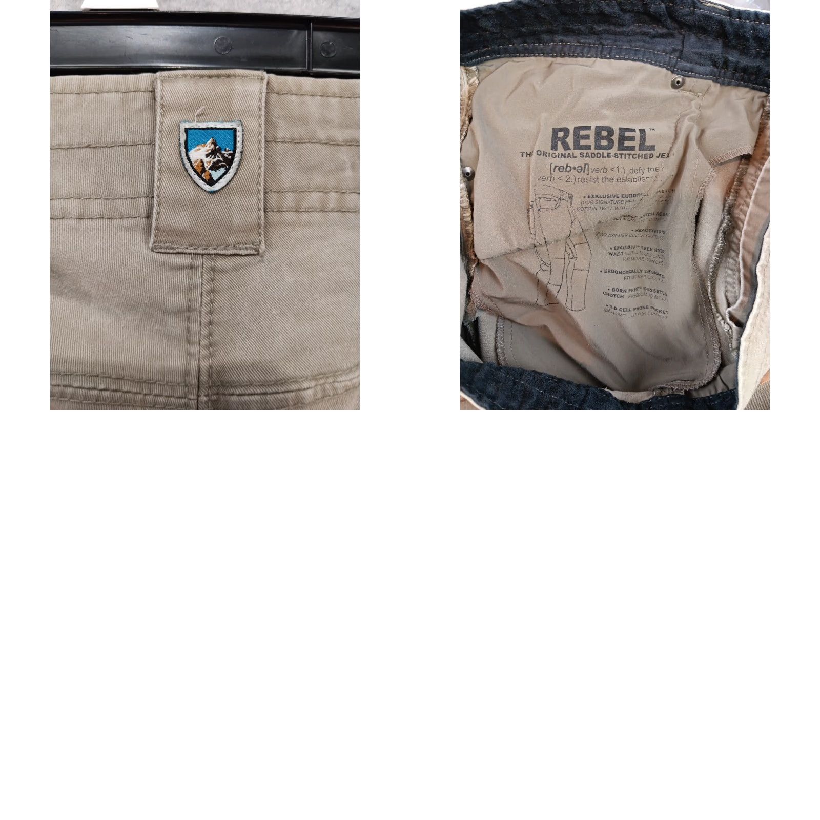 Vintage KUHL Pants Mens 40x30 Brown Rebel Vintage Patina Dye Outdoor Rugged Legendary Pants Mens Brown Size US 40 / EU 56 - 10 Thumbnail